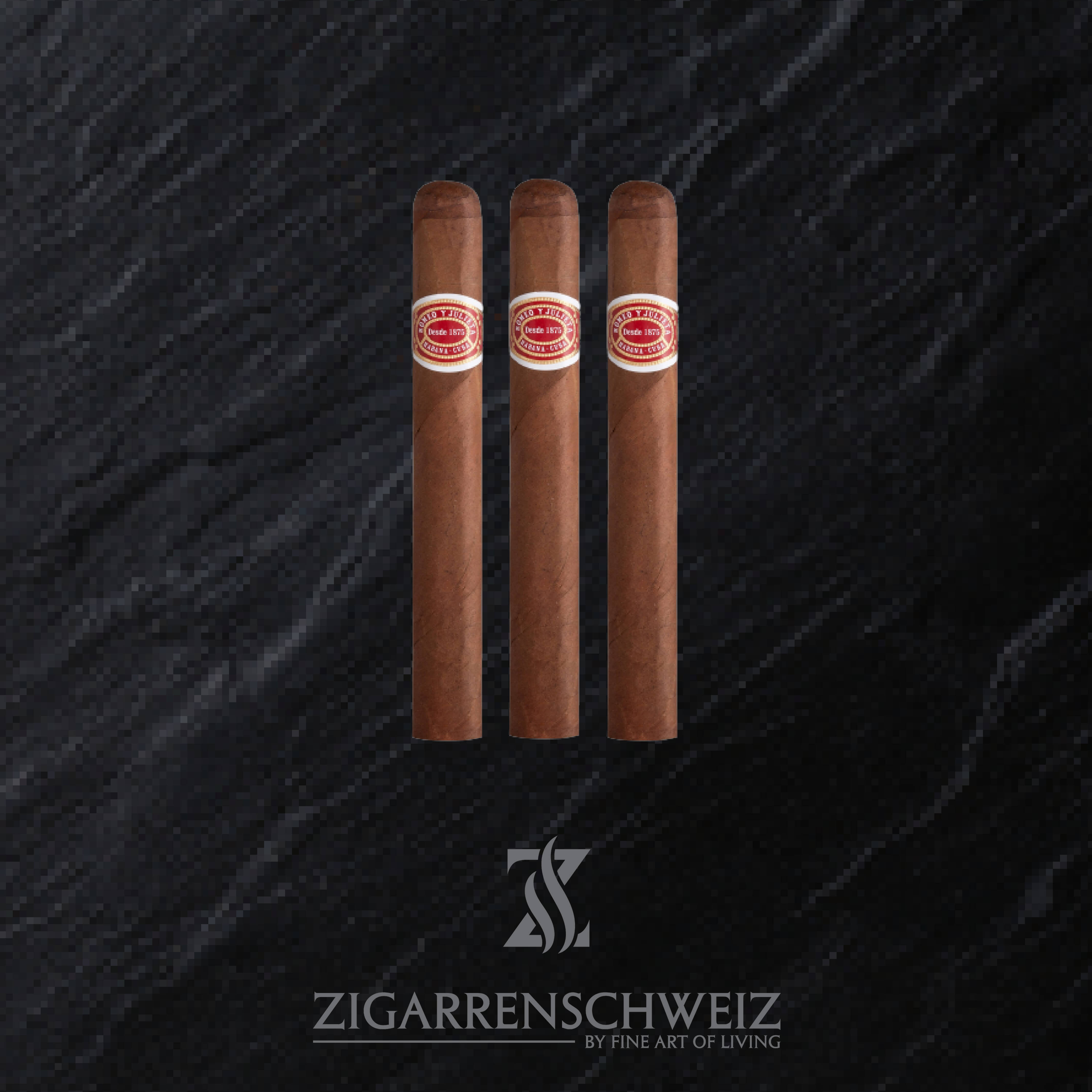 Romeo y Julieta Belvederes Zigarren aus Kuba - 3er Zigarren Etui von Zigarren Schweiz