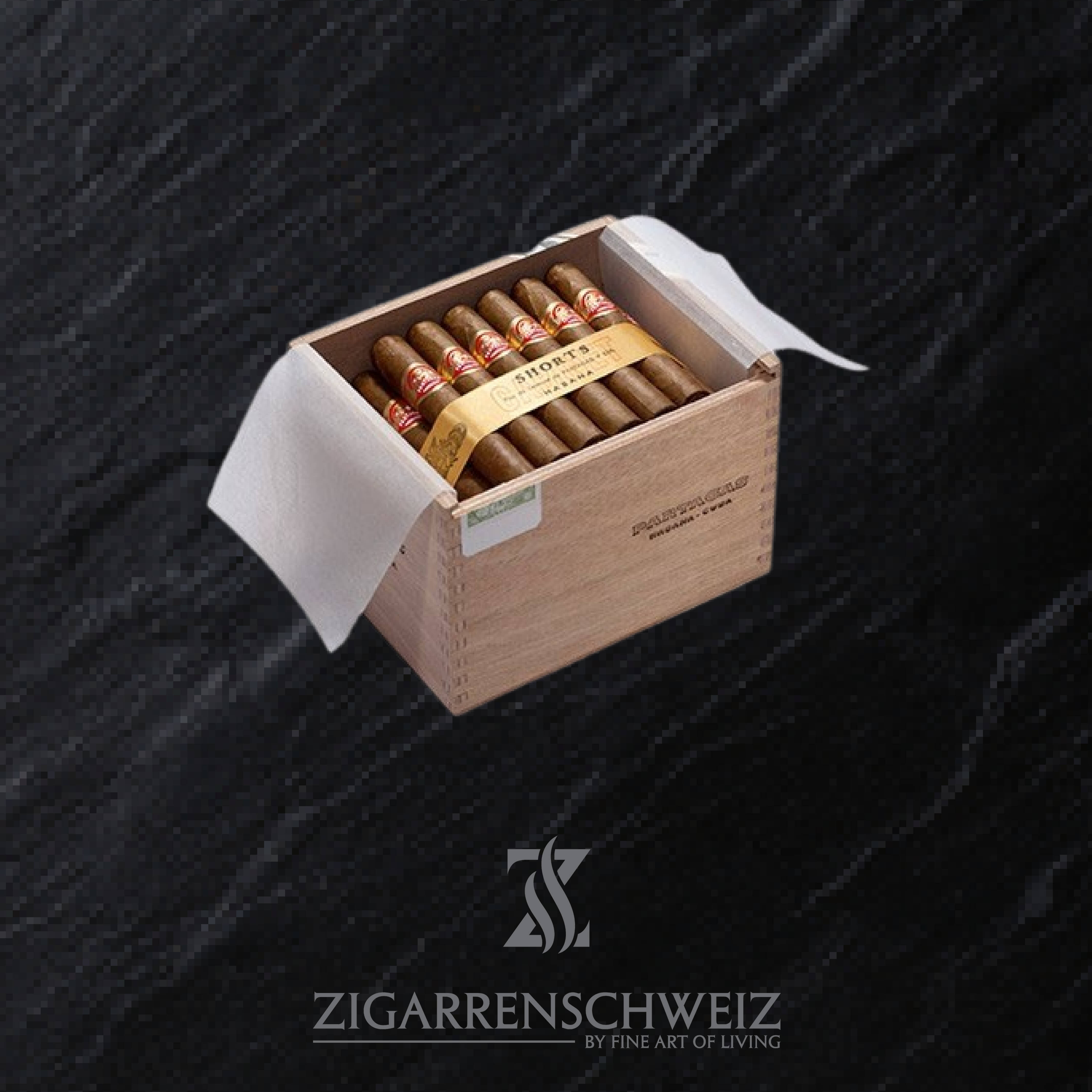 50er Kiste Partagas Shorts Zigaren aus Kuba