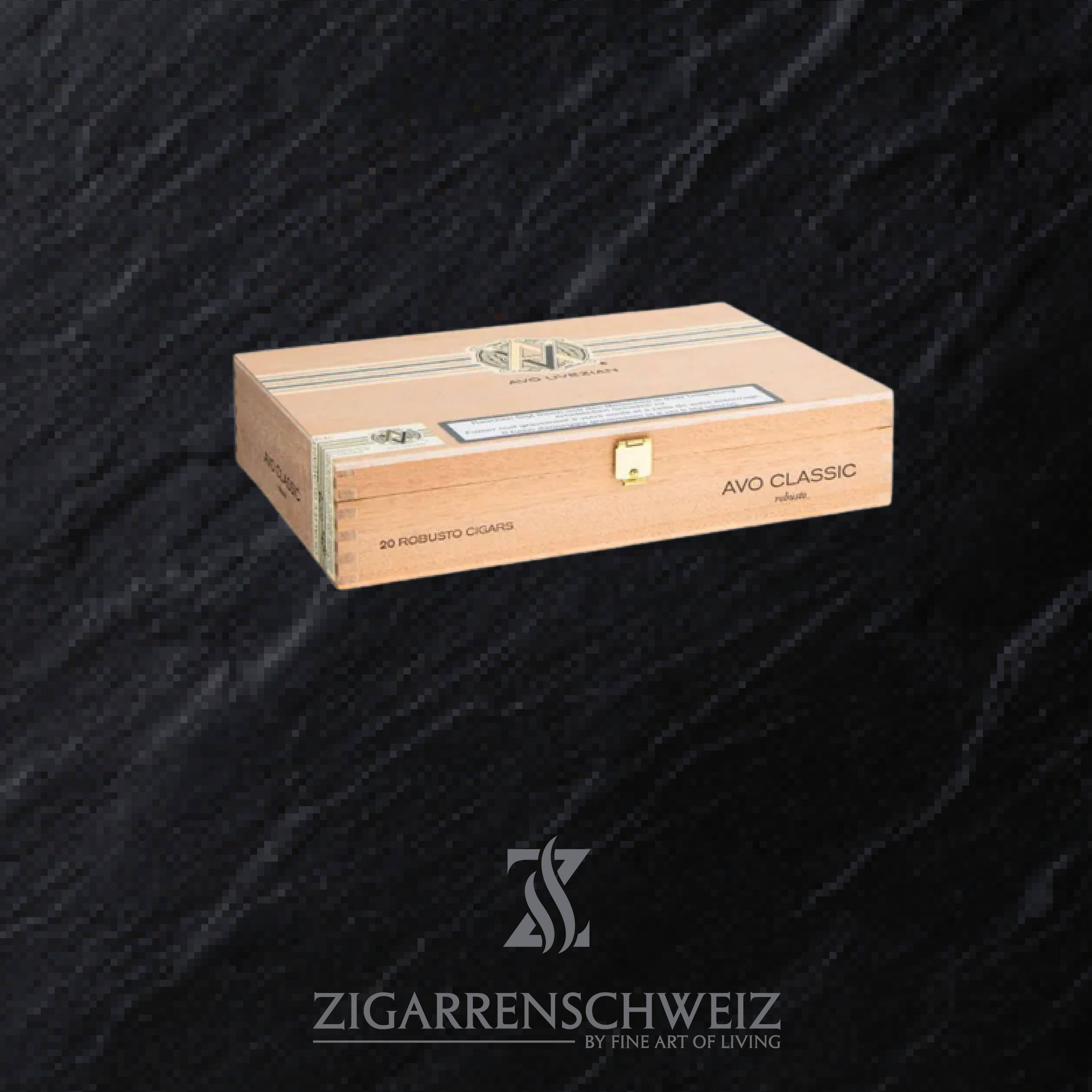 AVO Classic Robusto Zigarren Kiste geschlossen
