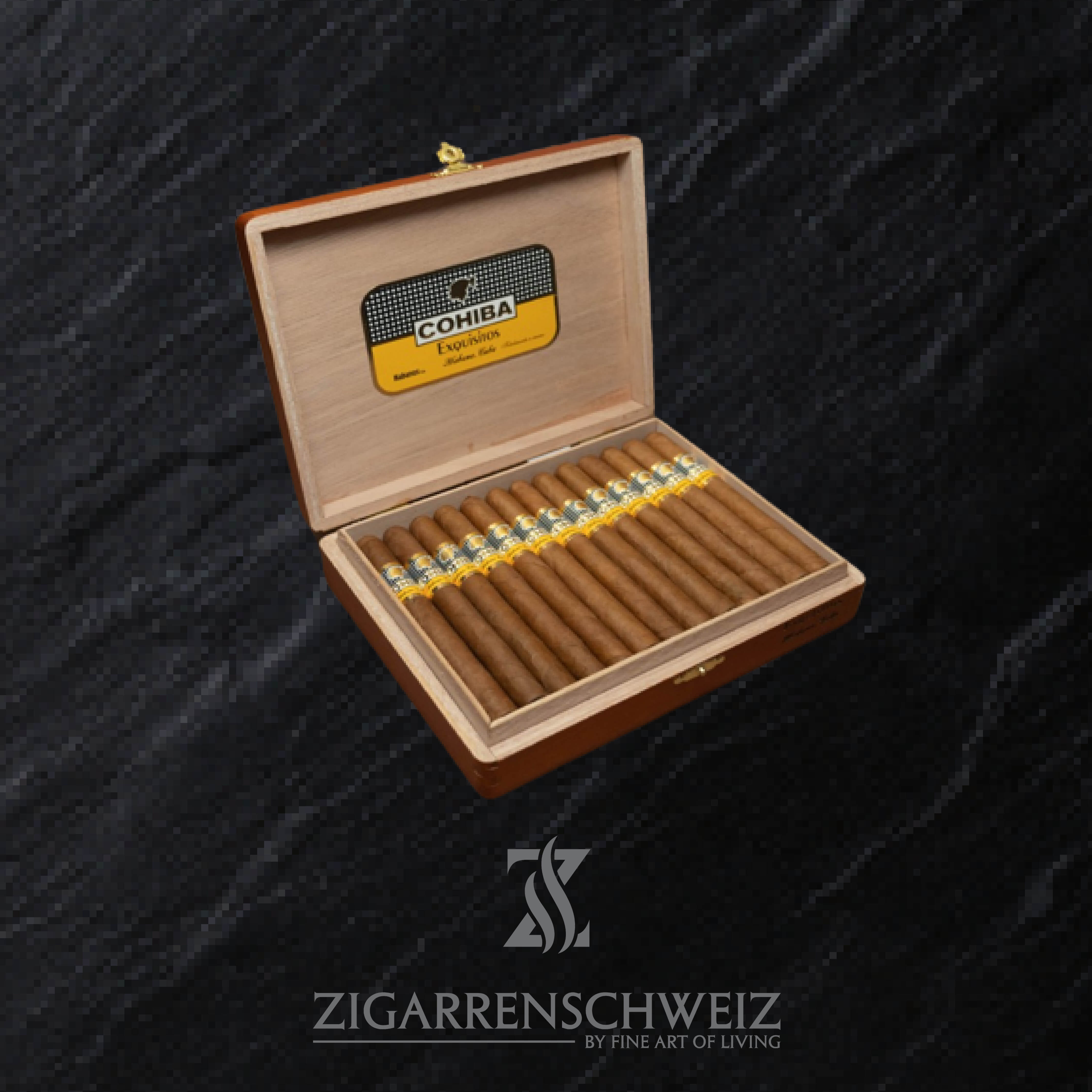 25er Kiste Cohiba Exquisitos Zigarre aus der Cohiba Linea Classica im Short Panetela Format