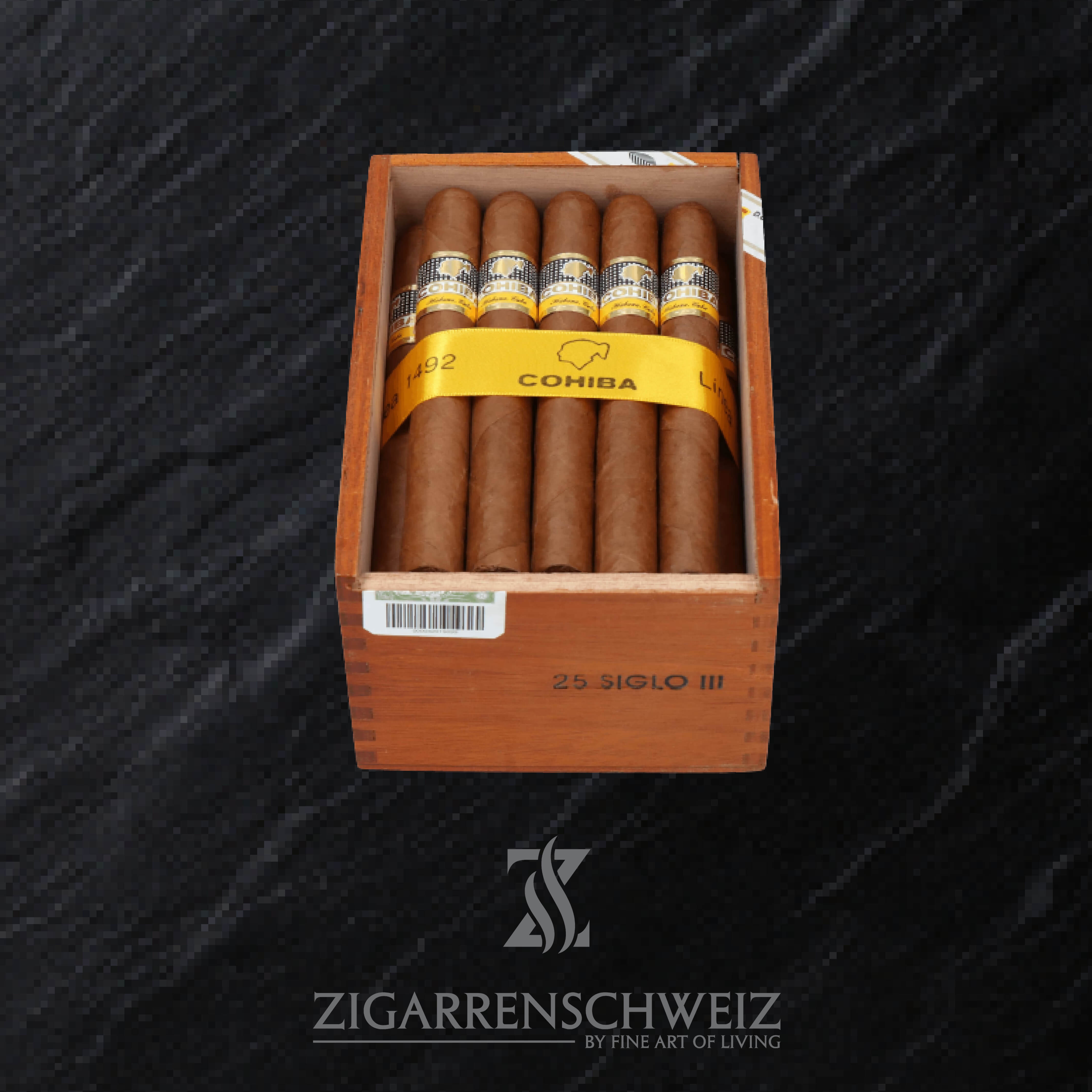 Cohiba Siglo III (3) - 25er Zigarren Kiste offen