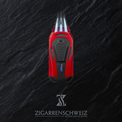 Colibri Boss III Triple Jet Flame Zigarren - Feuerzeug mit Cutter - Zigarrenschweiz Online Zigarren Boutique -