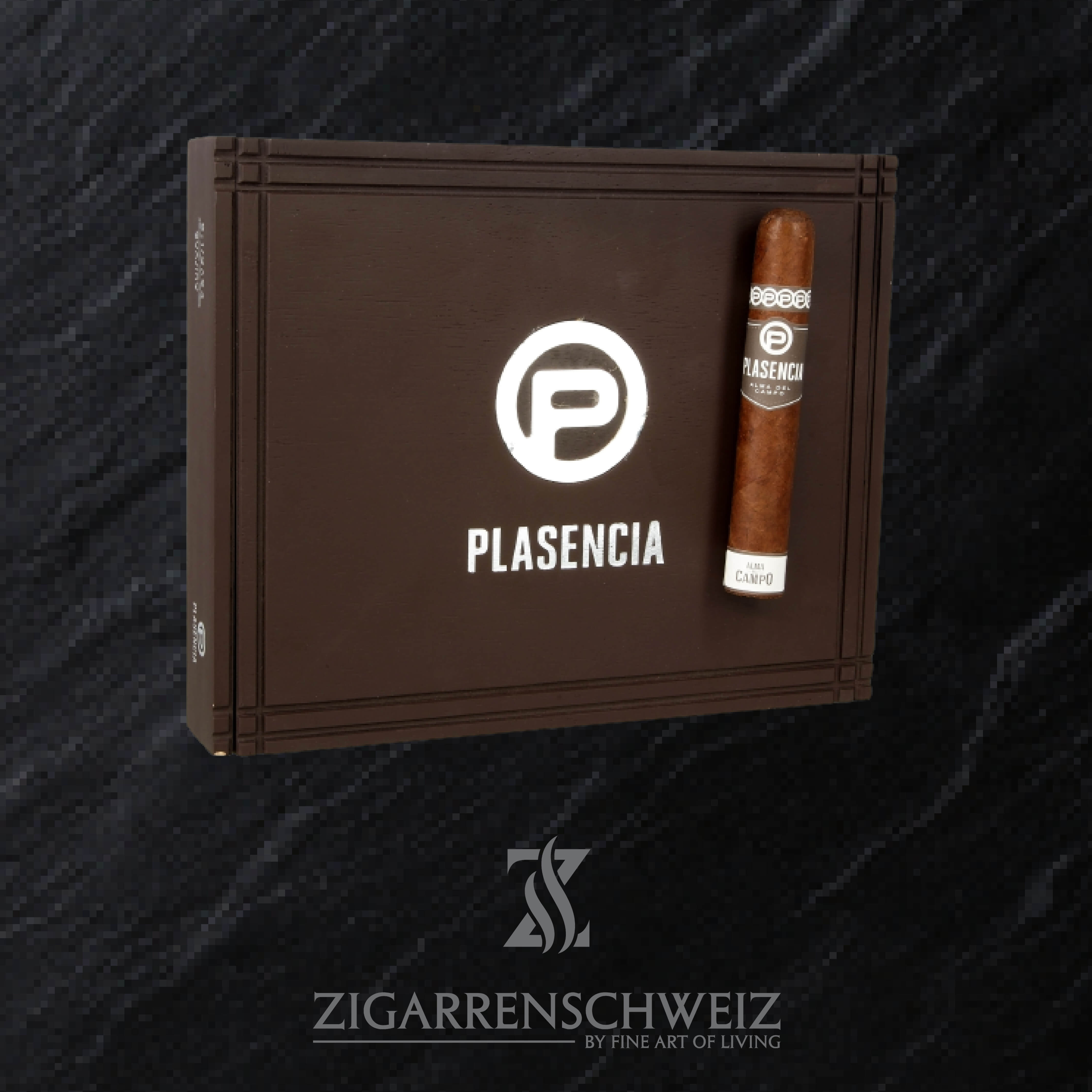 geschlossene Zigarren Kiste Plasencia Alma del Campo Guajiro im Robusto Gordo Format