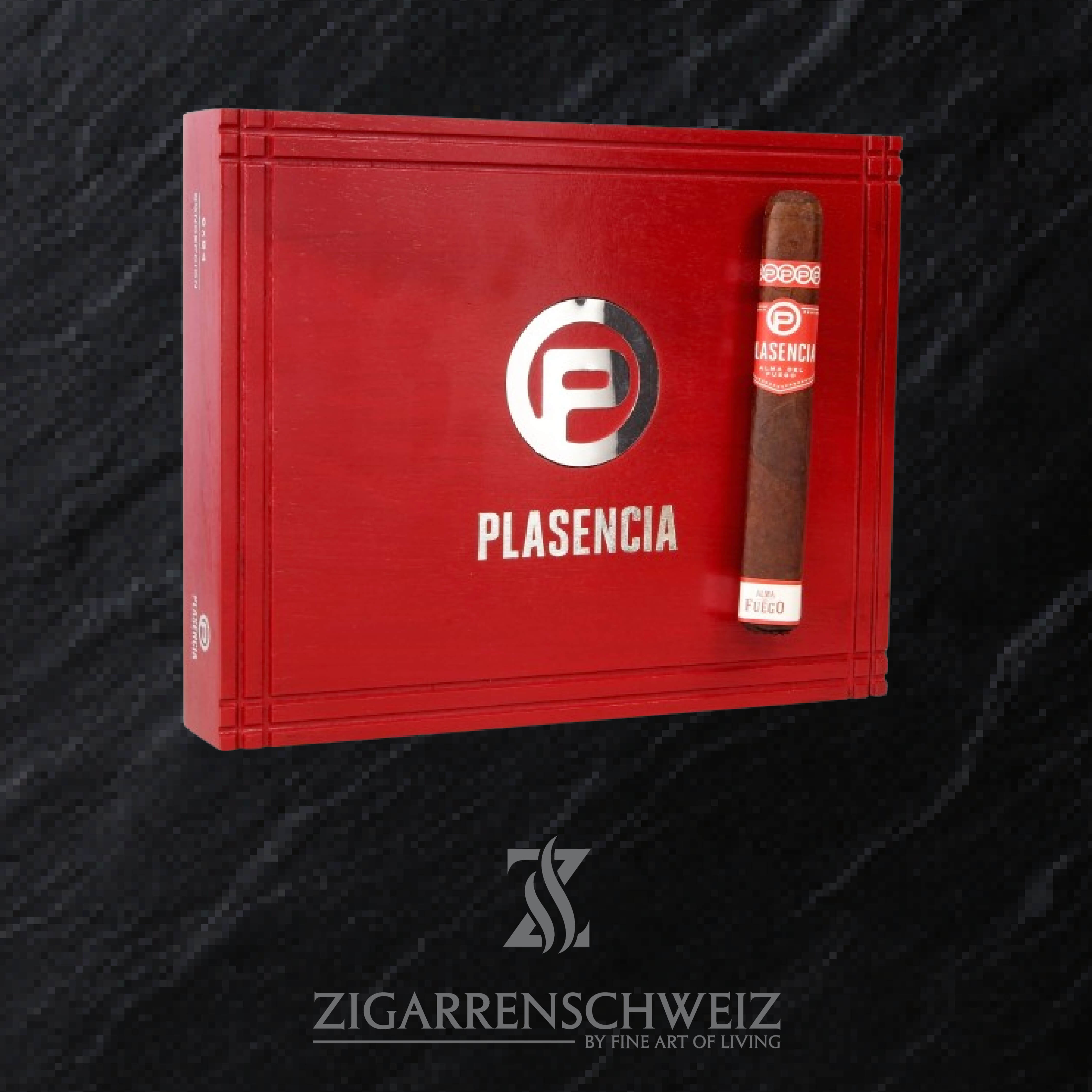 geschlossene Kiste Plasencia Alma del Fuego Concepcion Zigarren im Toro Format