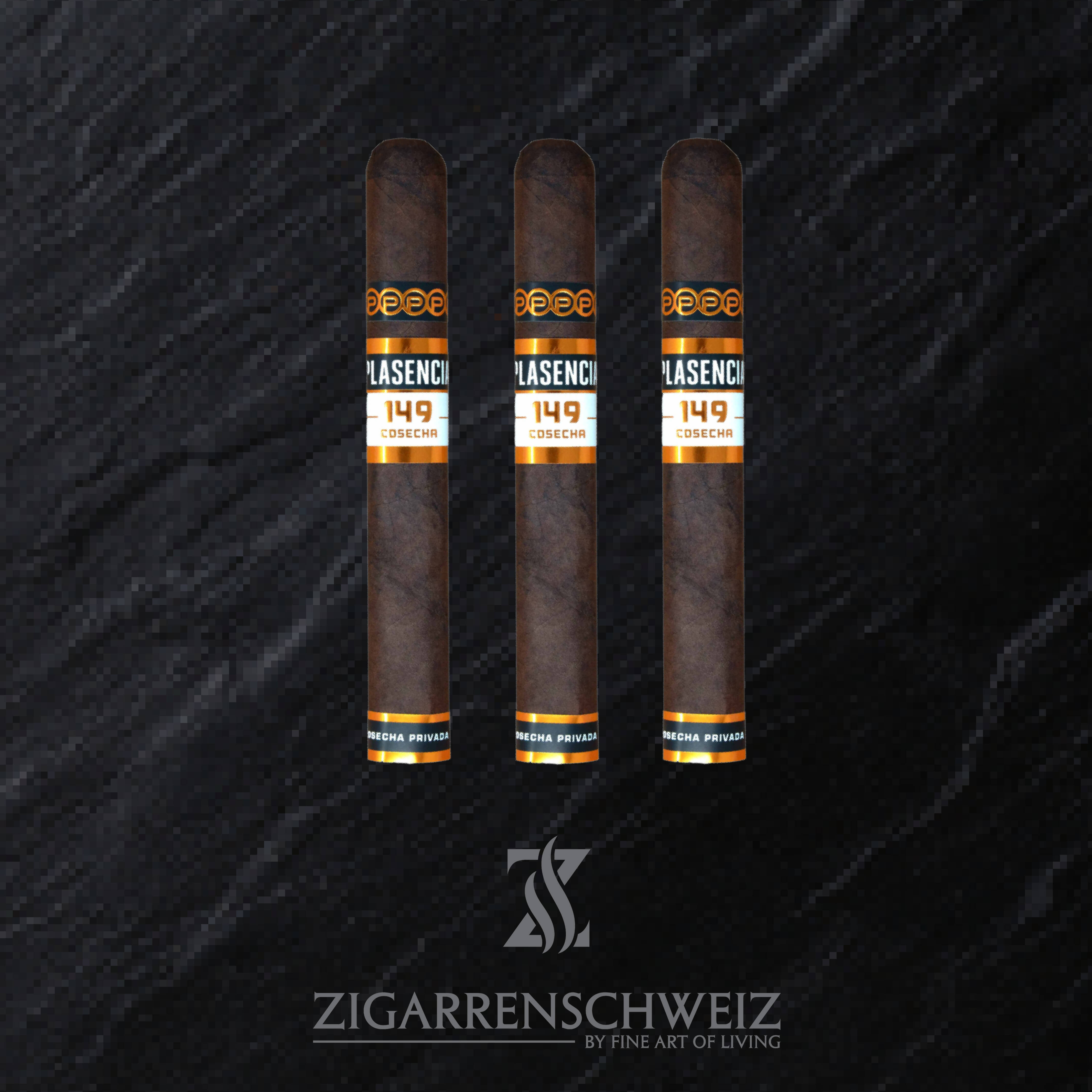 3er Etui Plasencia Cosecha 149 Azacualpa Zigarren im Toro Format