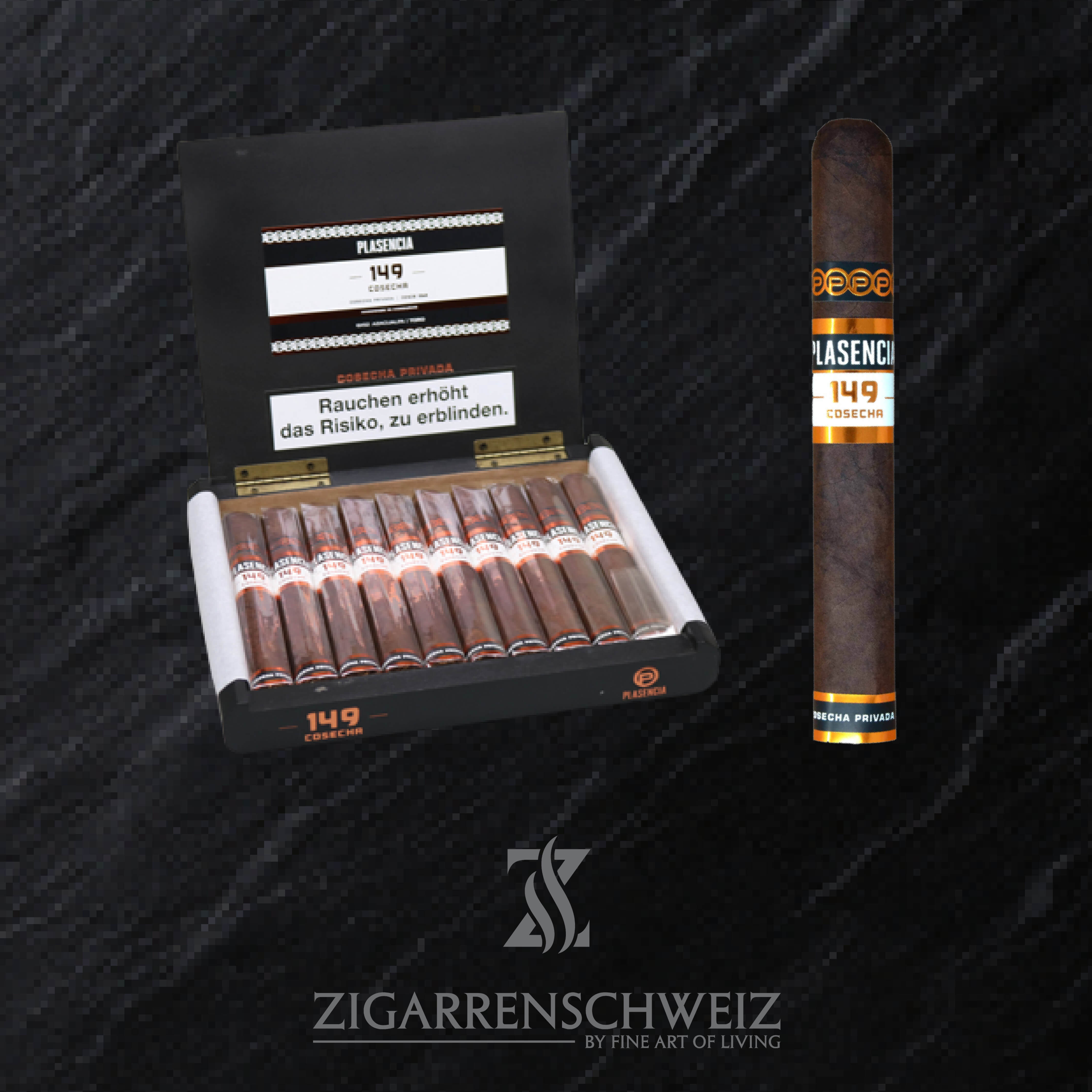 offene Kiste Plasencia Cosecha 149 Azacualpa Zigarren im Toro Format