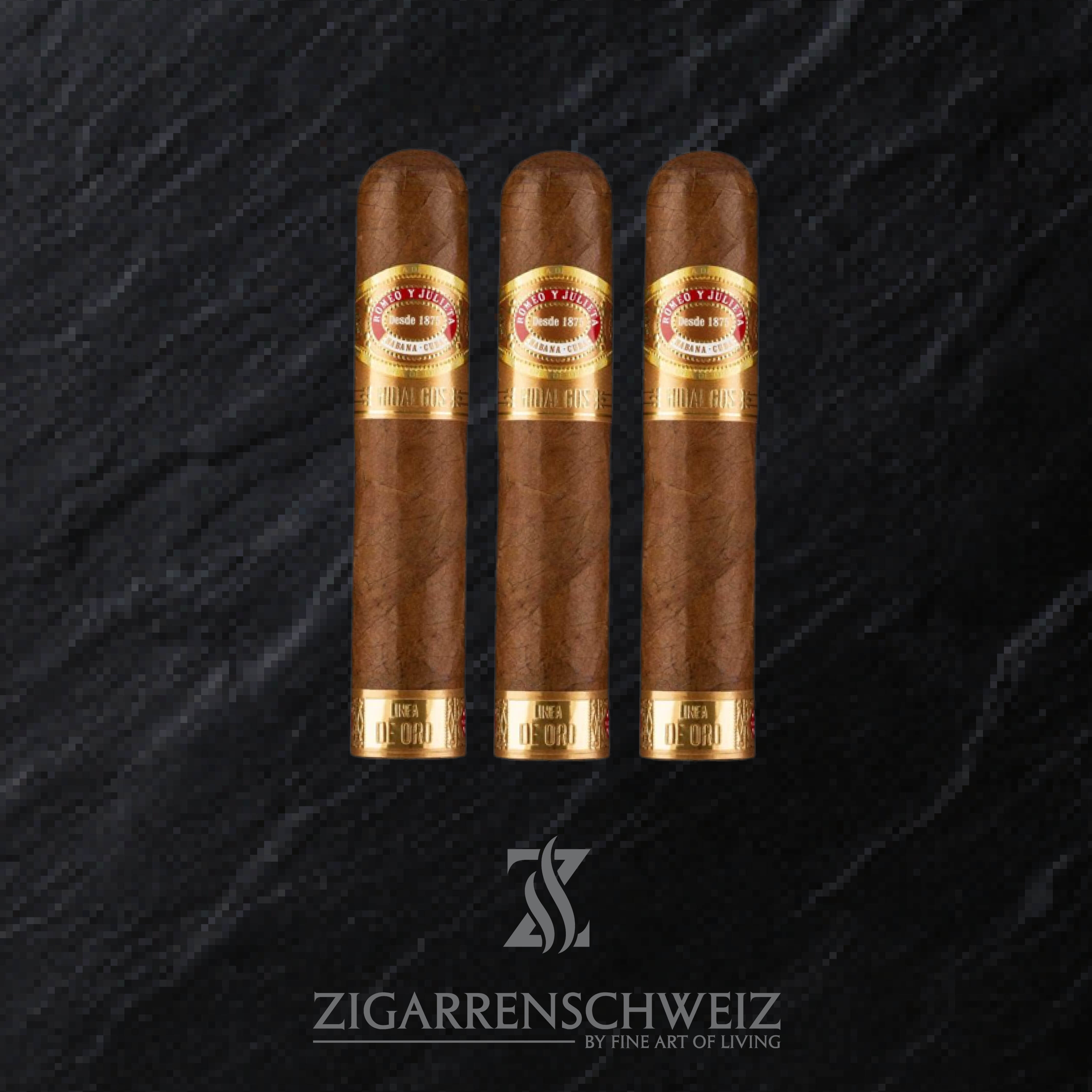 Romeo y Julieta Linea de Oro Hidalgo 3er Zigarren Etui von Zigarren Schweiz
