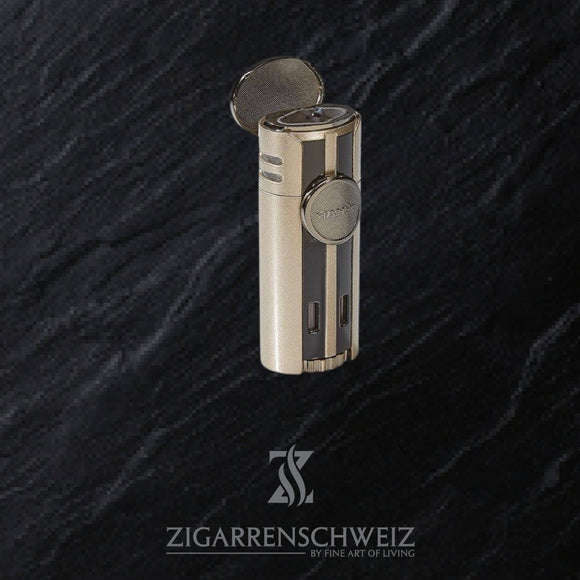 Xikar HP4 Quato Jet Flame Feuerzeug - Zigarrenschweiz Online Zigarren Boutique -