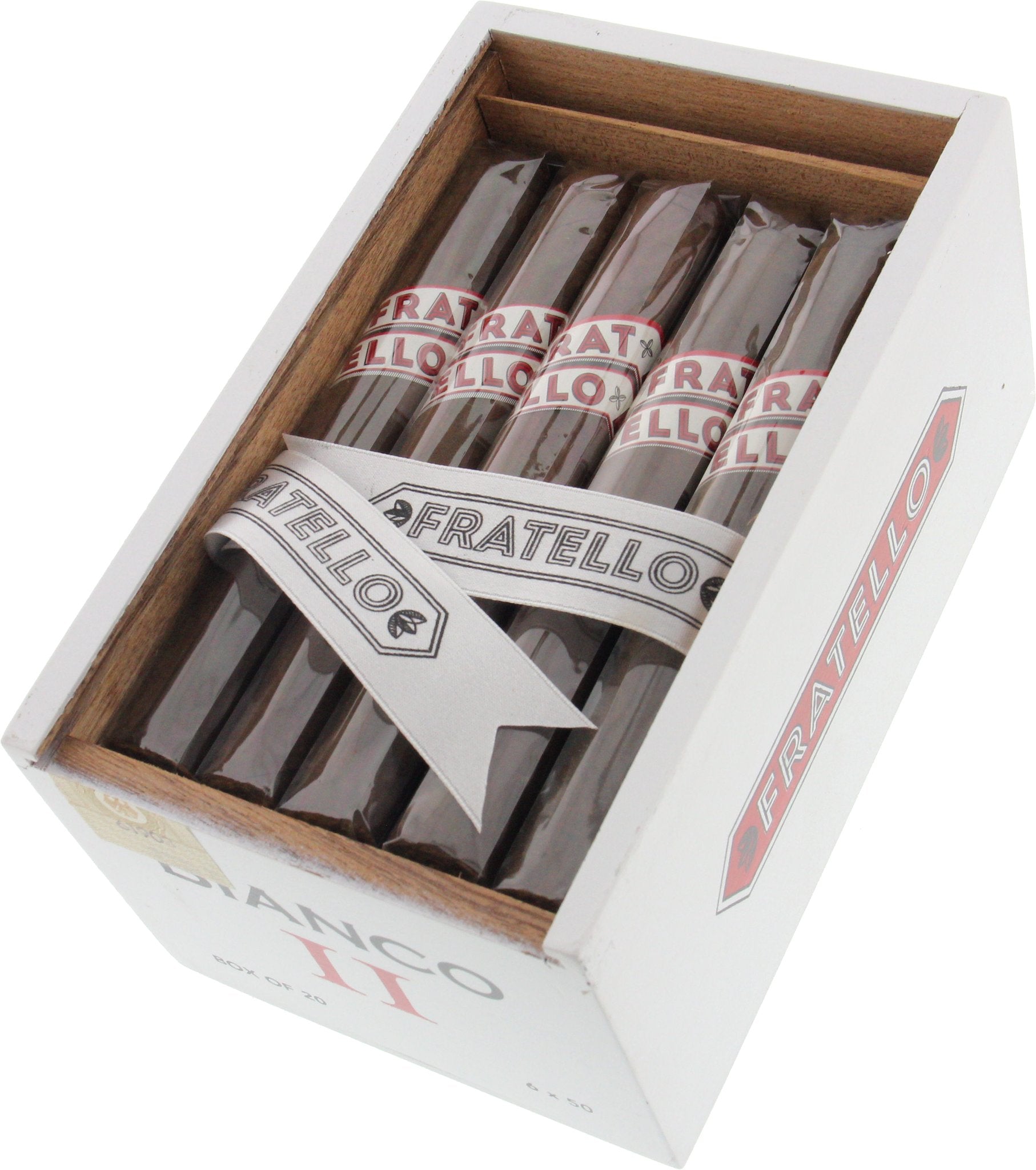 20er Kiste Fratello Bianco II Toro Zigarren, Box geöffnet