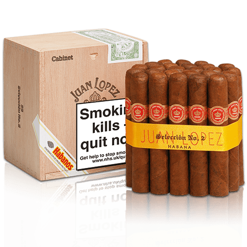 Juan Lopez Seleccion No. 2 Zigarrenbox geöffnet
