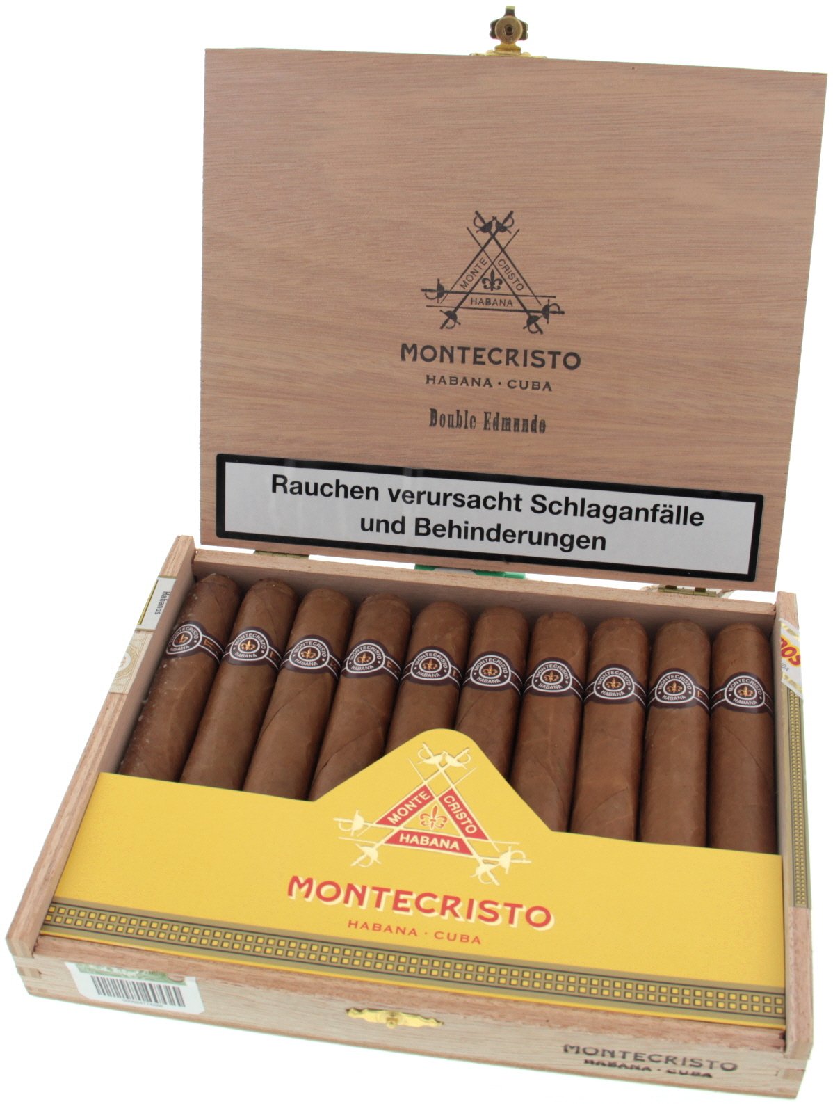 10er Kiste Montecristo Double Edmundo Zigarre aus Kuba