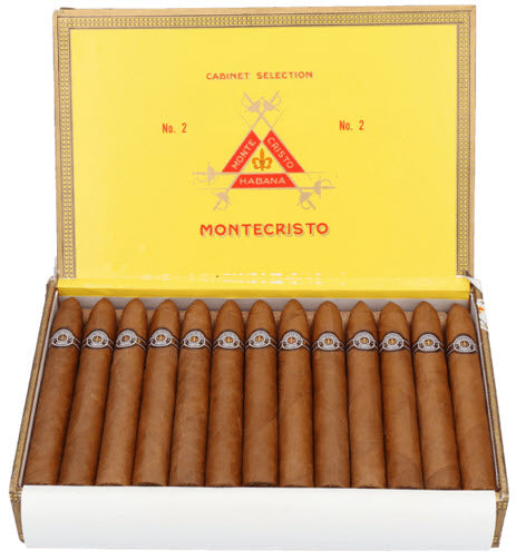 25er Kiste Montecristo No. 2 Zigarren aus Kuba