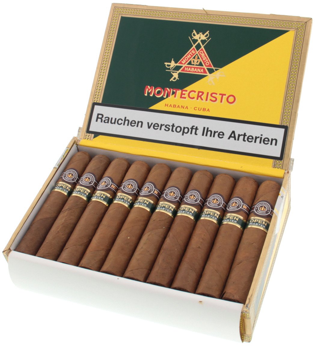 20er Kiste Montecristo Open Master Zigarren aus Kuba