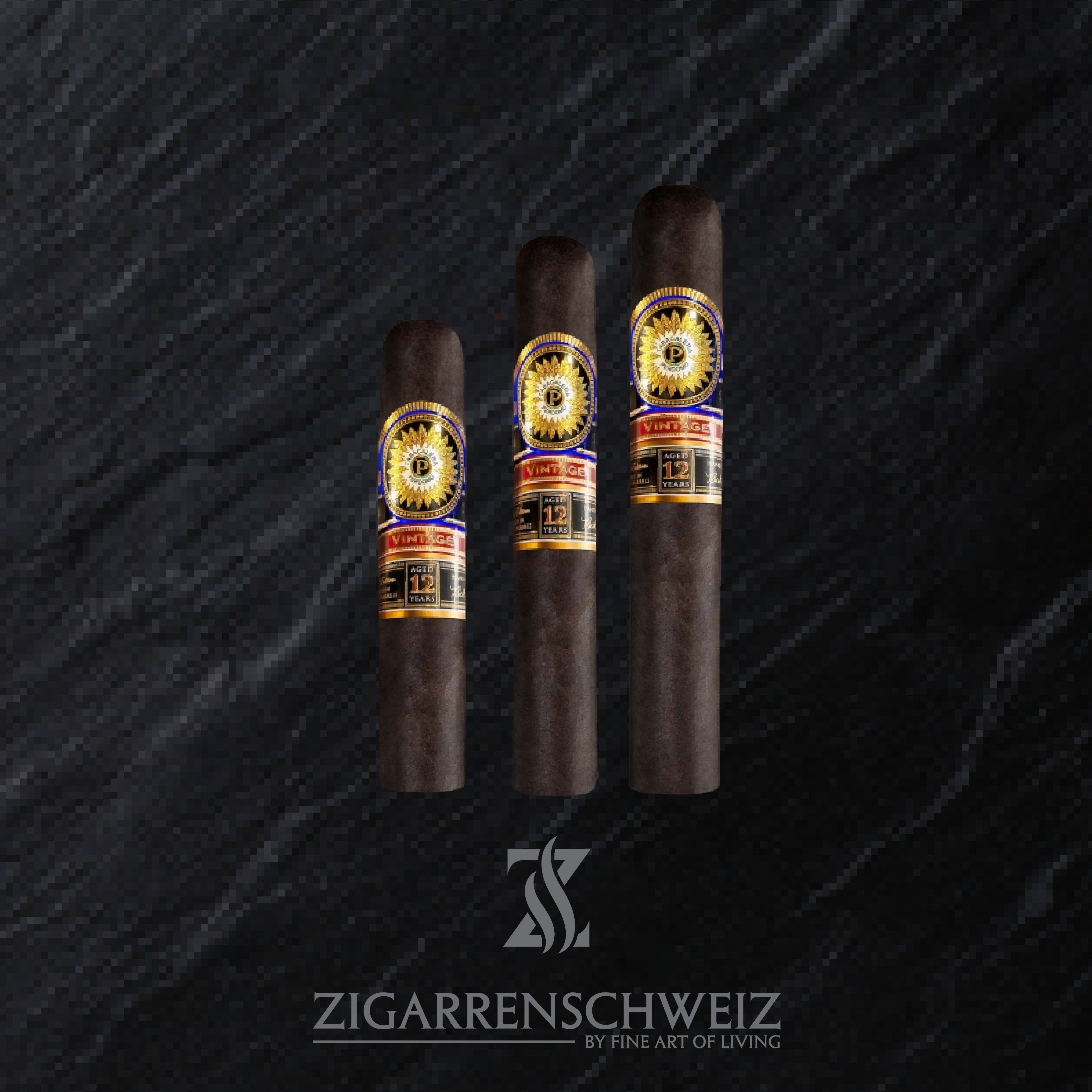 Perdomo Double Aged 12 Years Vintage Maduro Zigarren Formate