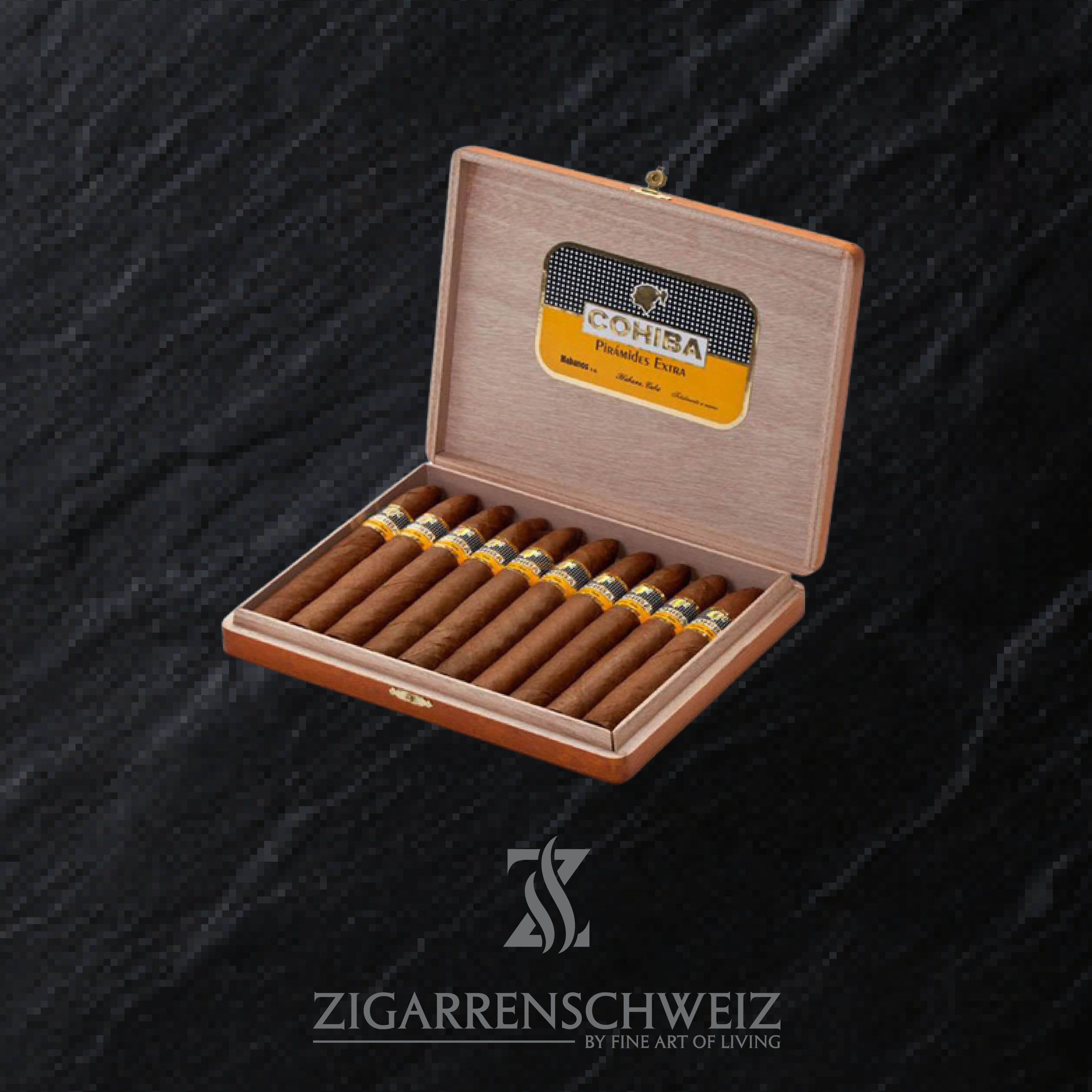 10er Kiste Cohiba Piramides Extras Zigarre aus der Linea Classica von Cohiba