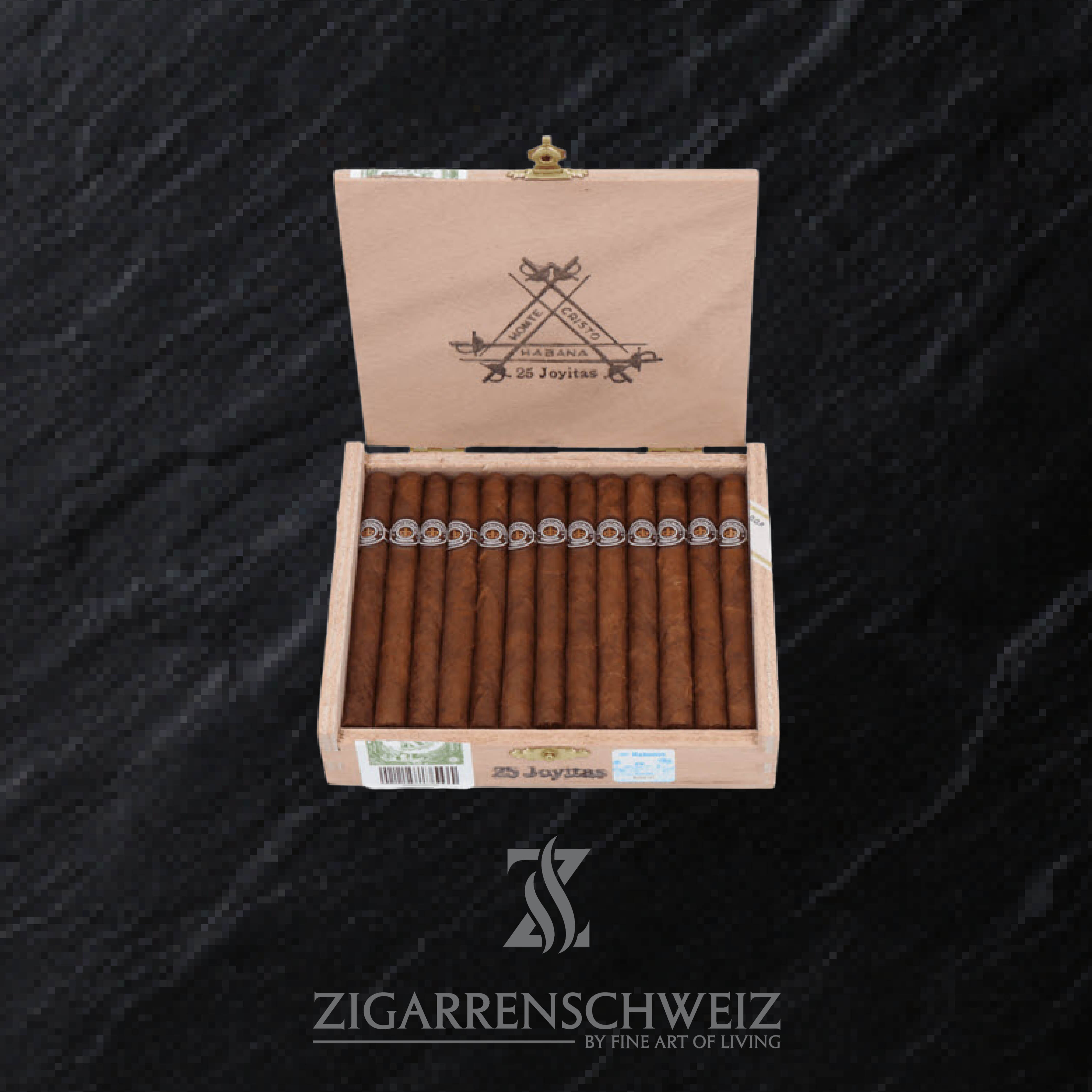Montecristo Joyitas 25er Zigarren Kiste offen