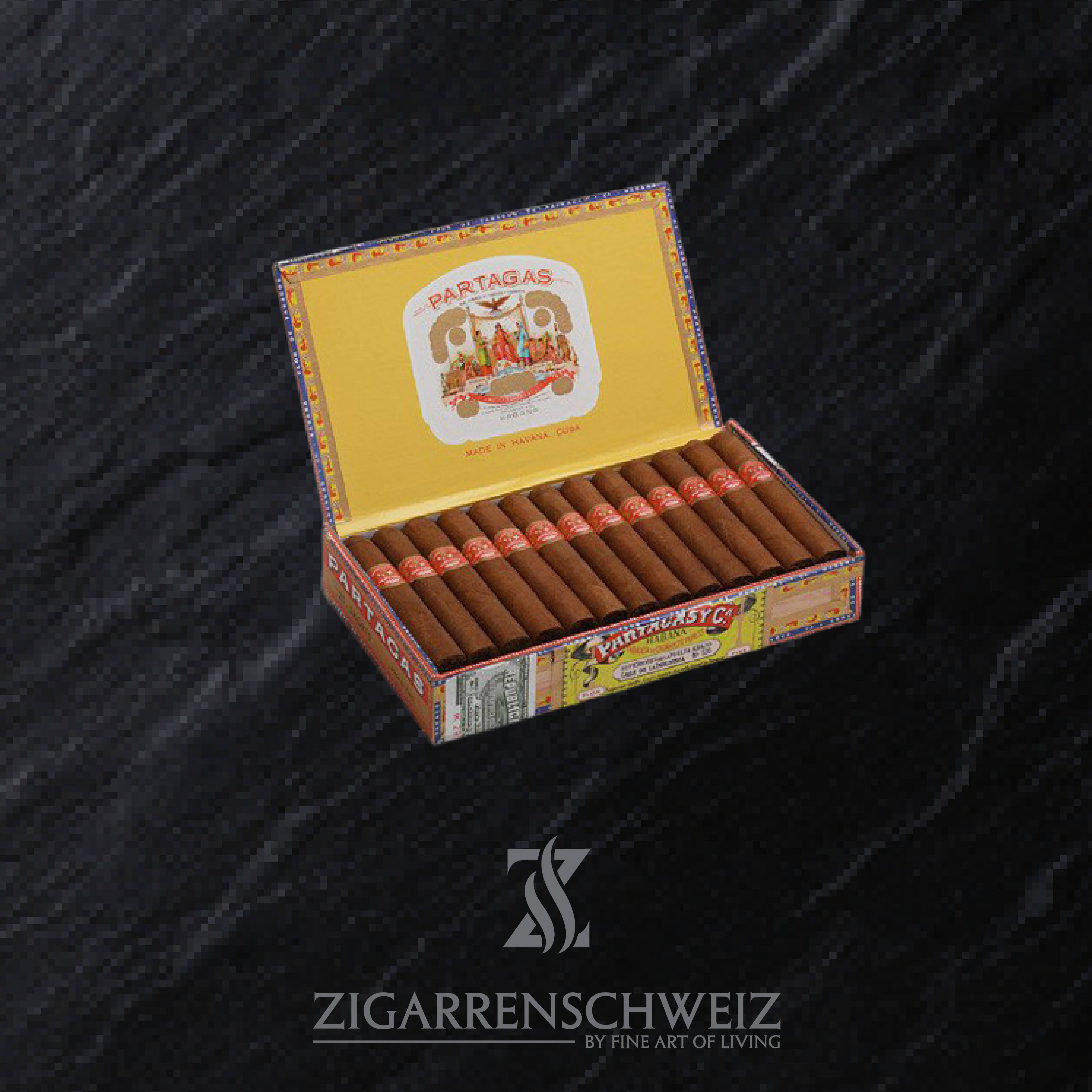 25er Kiste Partagas Shorts Zigaren aus Kuba