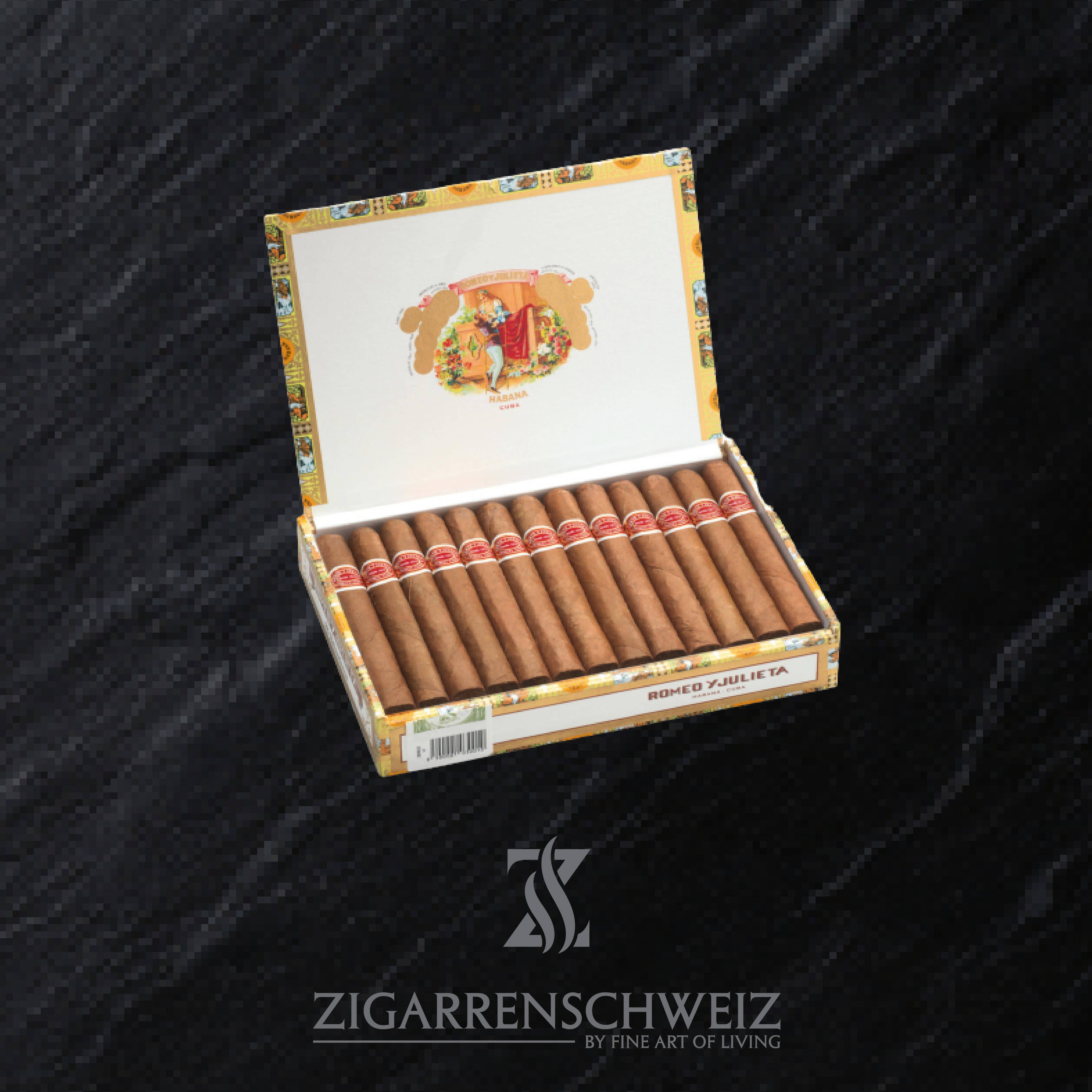 25er Kiste Romeo y Julieta Belvederes Zigarren aus Kuba