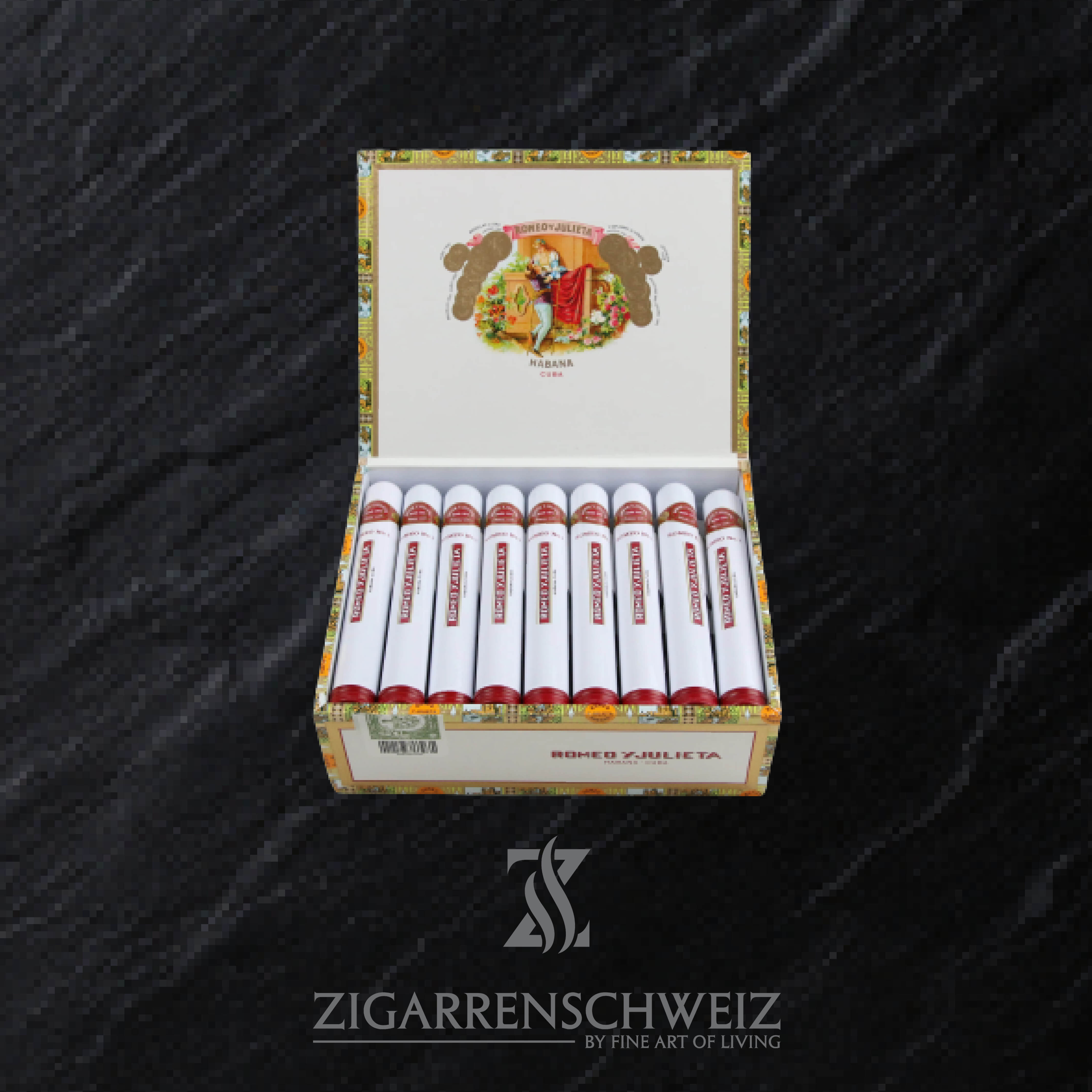 25er Kiste Romeo y Julieta No. 1 Tubo Zigarren aus Kuba