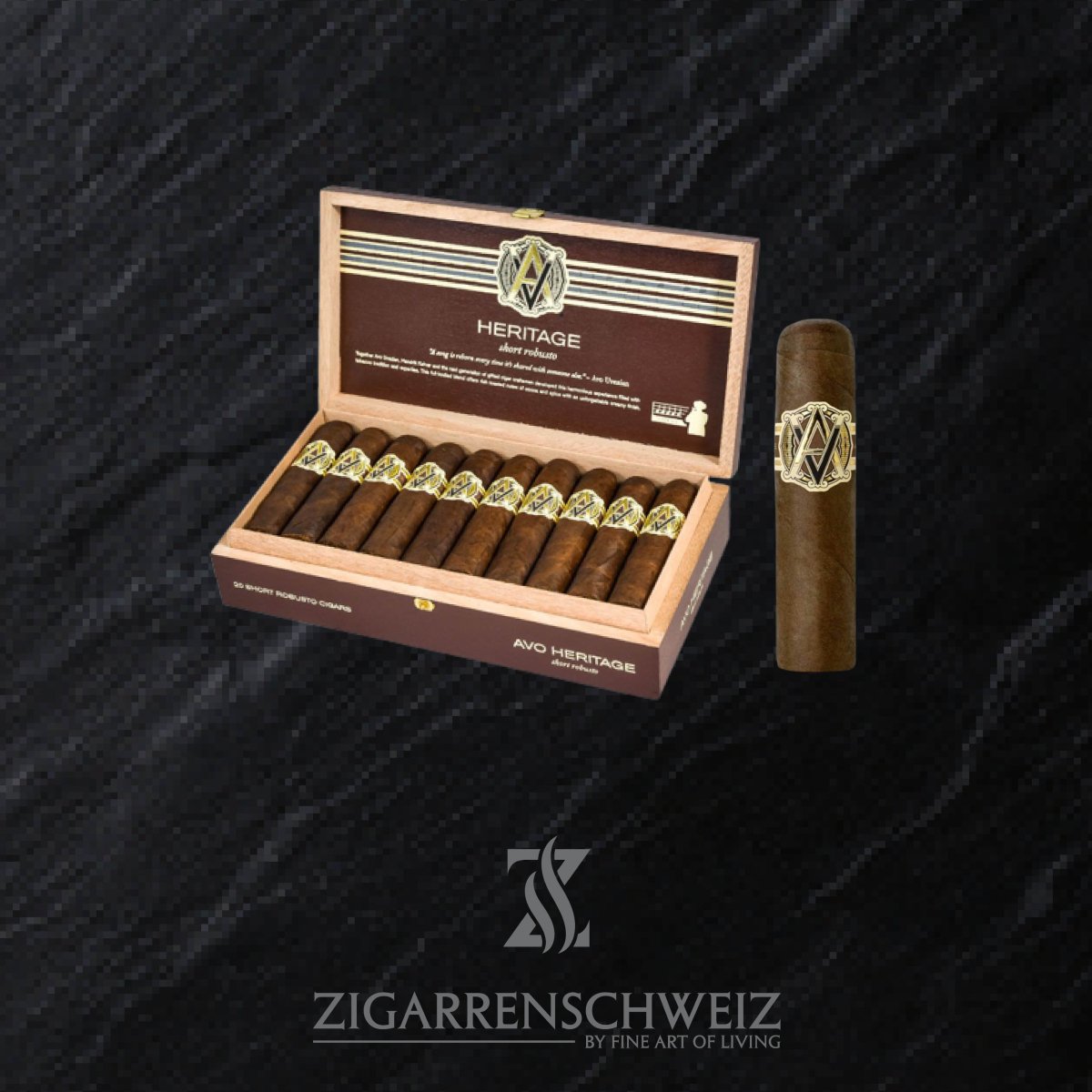 AVO Heritage Short Robusto - Zigarrenschweiz Online Zigarren Boutique - 