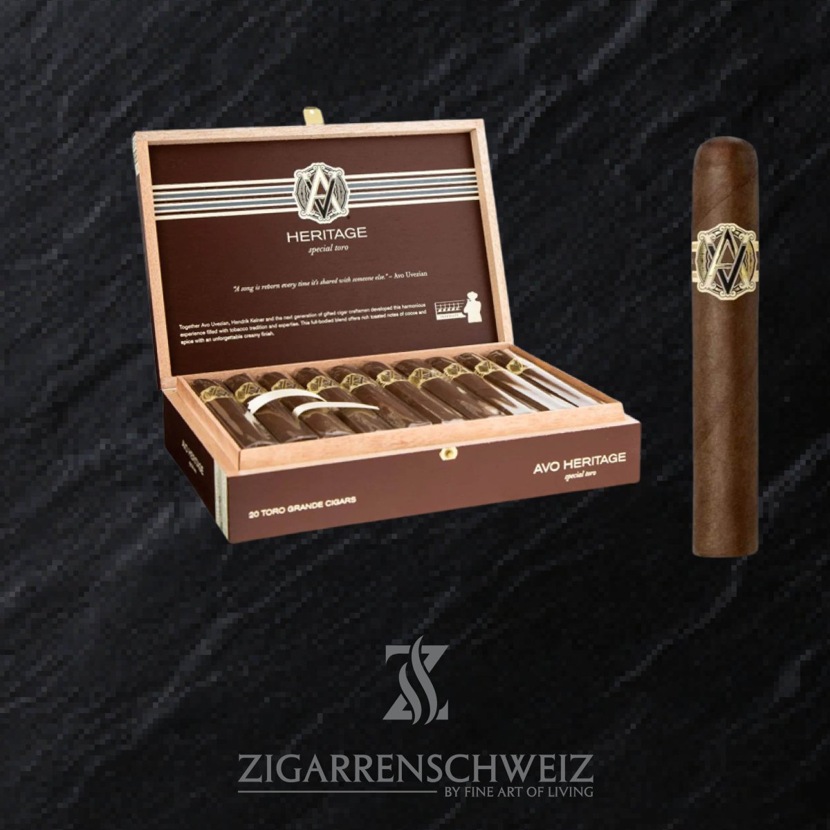 AVO Heritage Special Toro - Zigarrenschweiz Online Zigarren Boutique - 