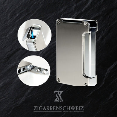 Adorini Jet - Flame Feuerzeug mit Doppel Zigarrenbohrer (Puncher) - Zigarrenschweiz Online Zigarren Boutique - 