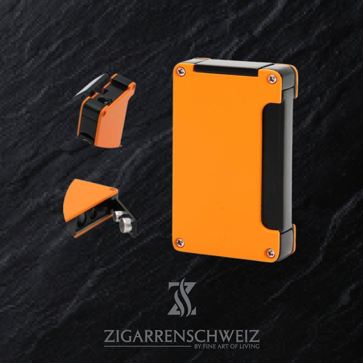 Adorini Jet - Flame Feuerzeug mit Doppel Zigarrenbohrer (Puncher) - Zigarrenschweiz Online Zigarren Boutique - 