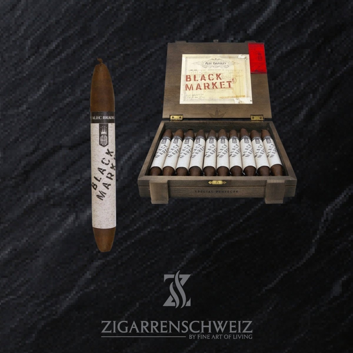 Alec Bradley Black Market Perfecto - Zigarrenschweiz Online Zigarren Boutique - 