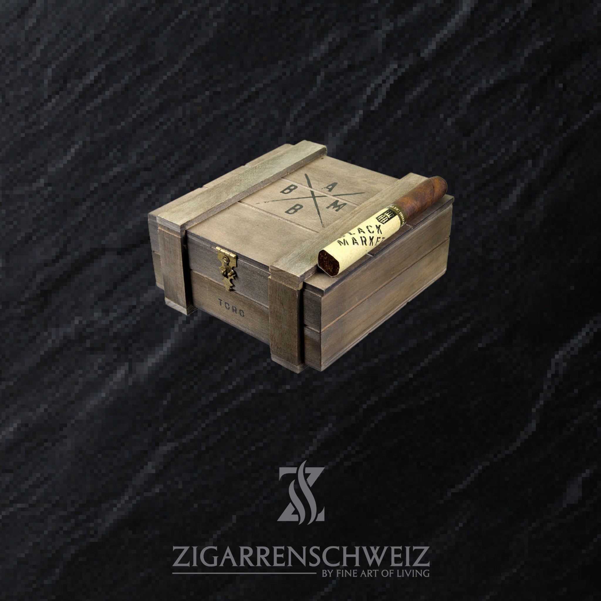 Alec Bradley Black Market Toro Zigarren Kiste geschlossen