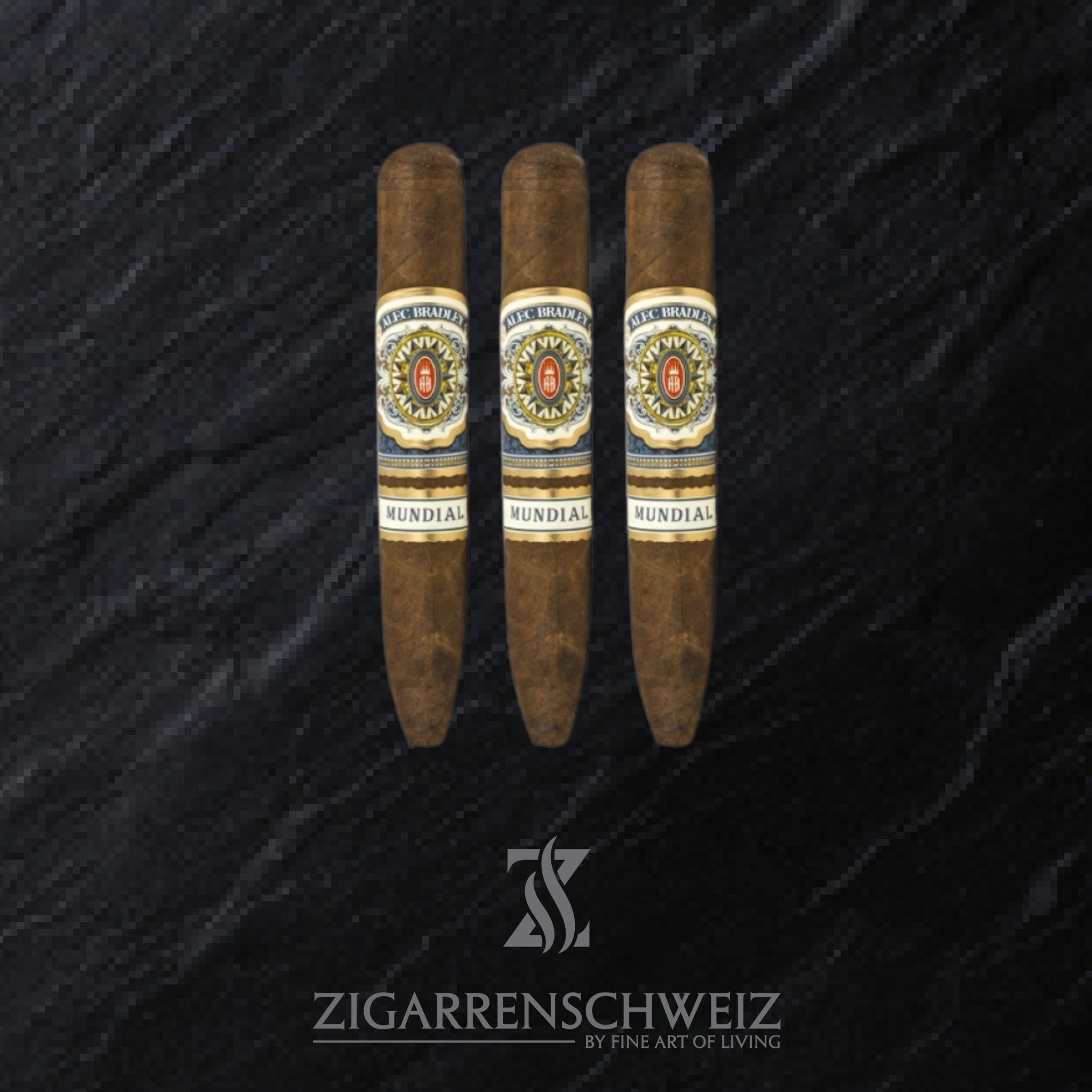 3er Etui Alec Bradley Mundial Punto Lanza No. 5 Zigarren im Perfecto Format