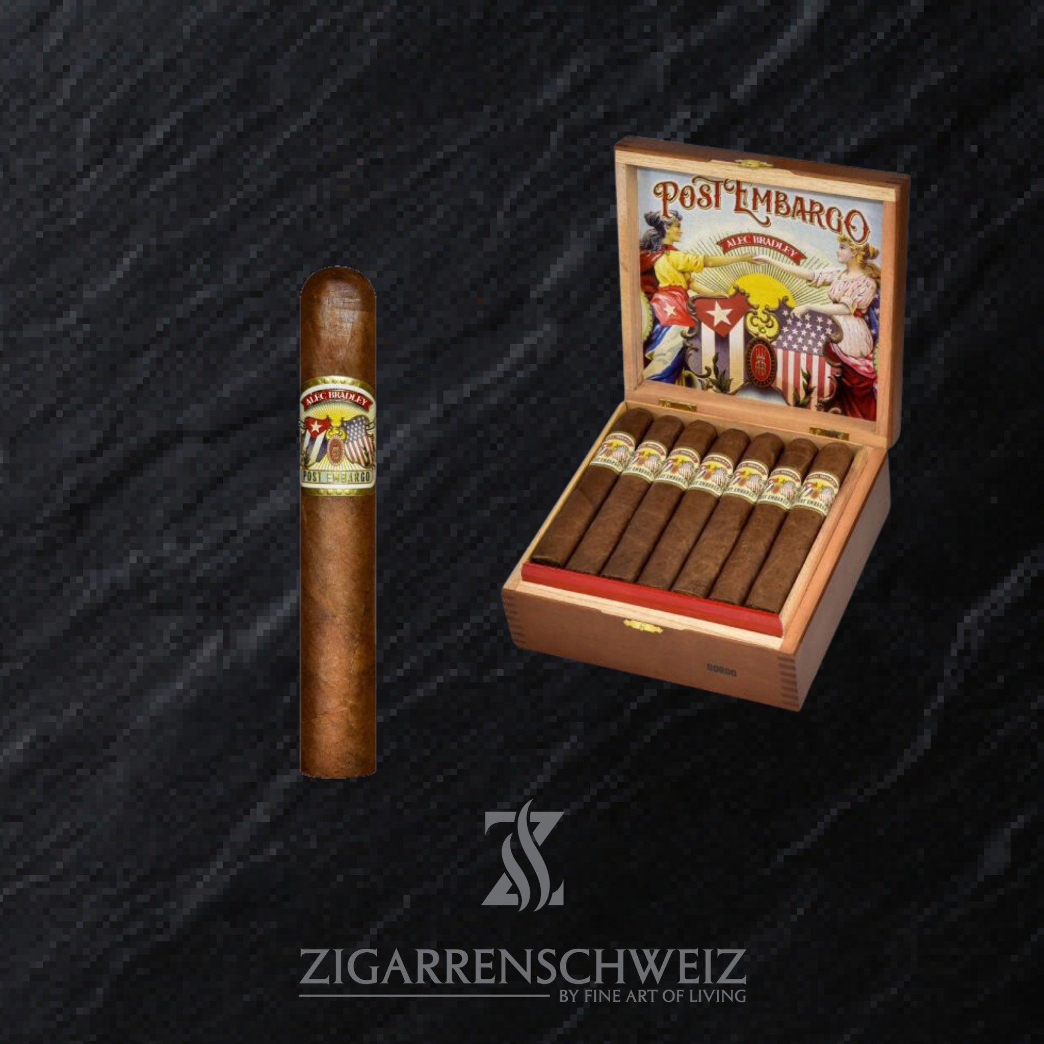 offene Kiste Alec Bradley Post Embargo Zigarren im Gordo Format