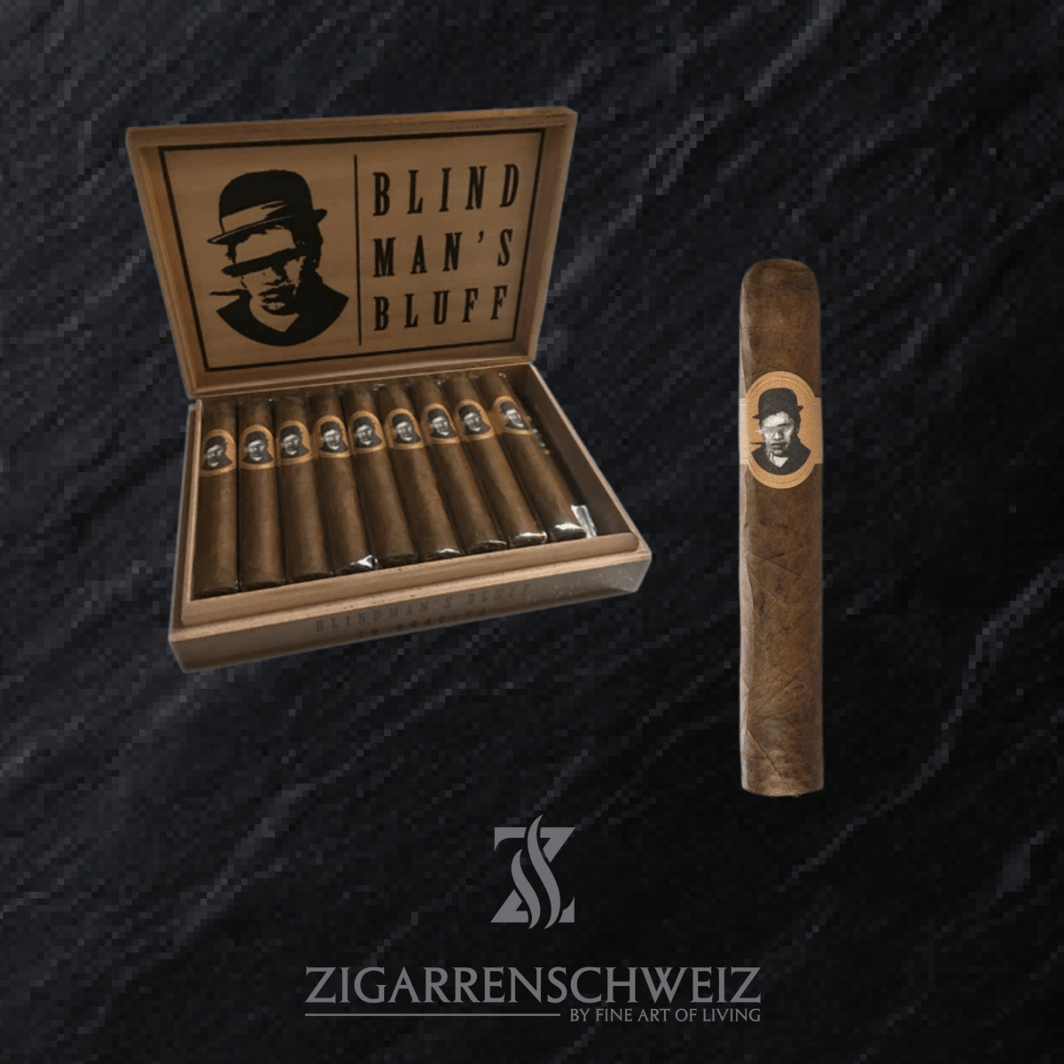 Caldwell Blind Man's Bluff (Robusto) - Zigarrenschweiz Online Zigarren Boutique - 
