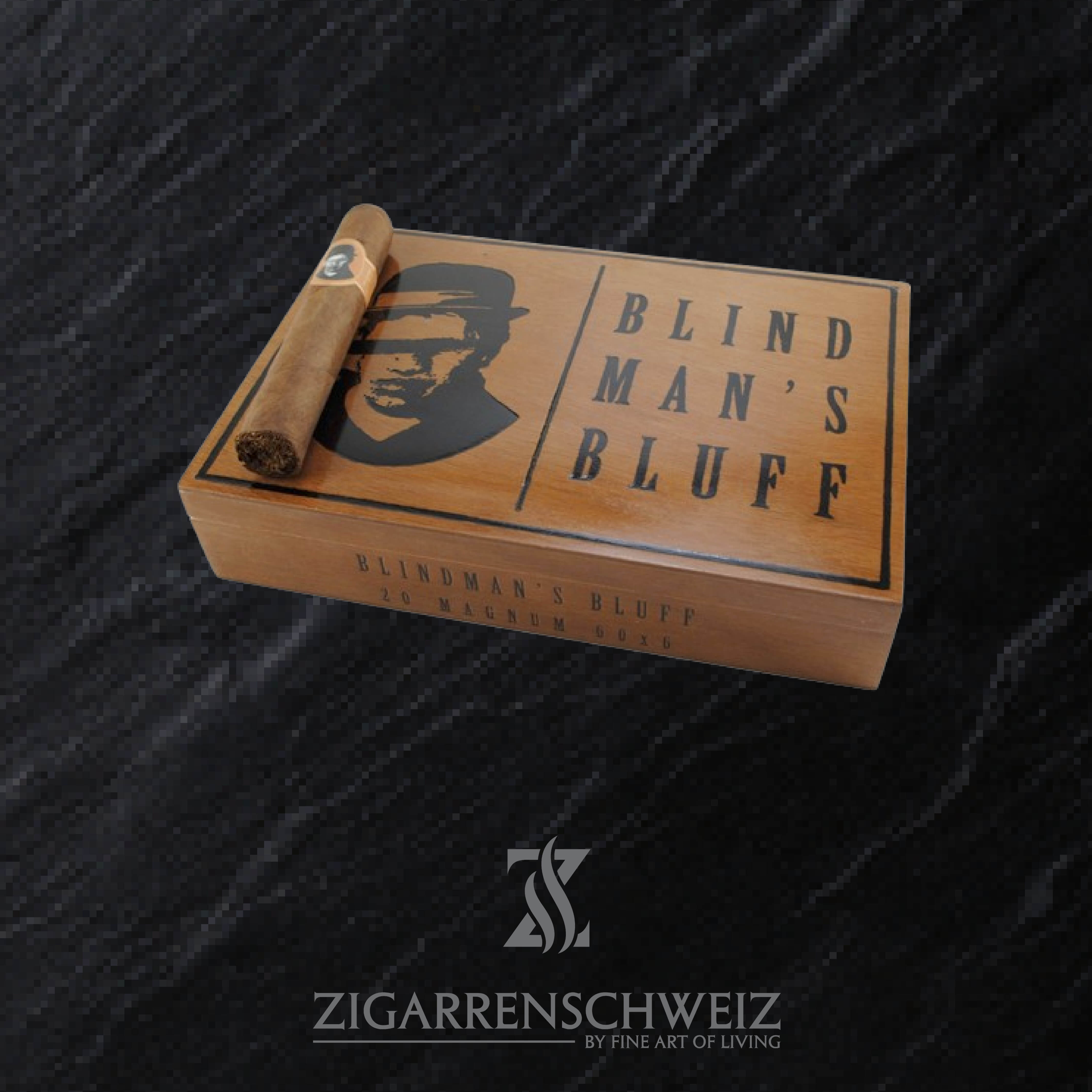 Caldwell Blind Man's Bluff Magnum Zigarren Kiste geschlossen