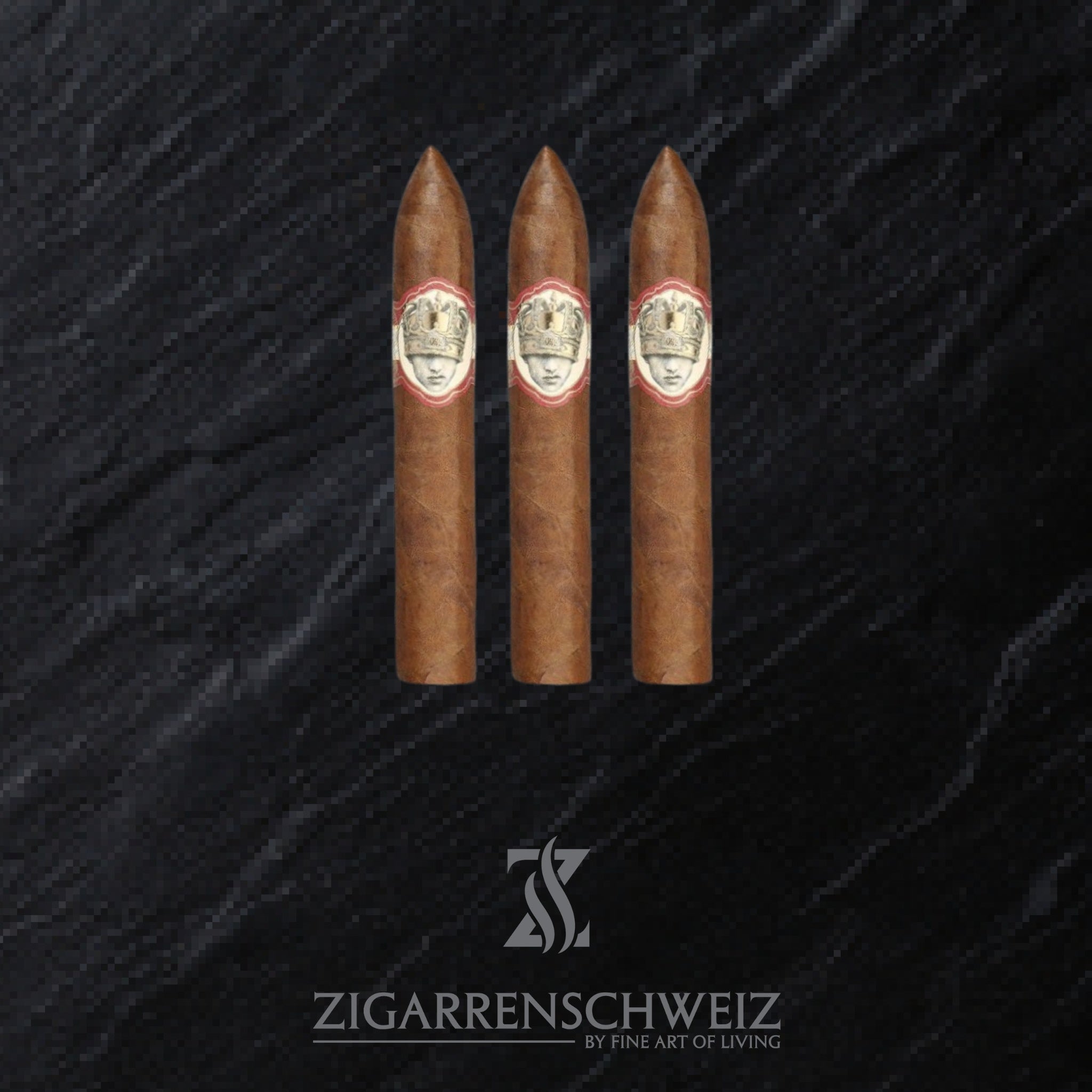 Caldwell Long Live the King Belicosos Zigarren 3er Etui