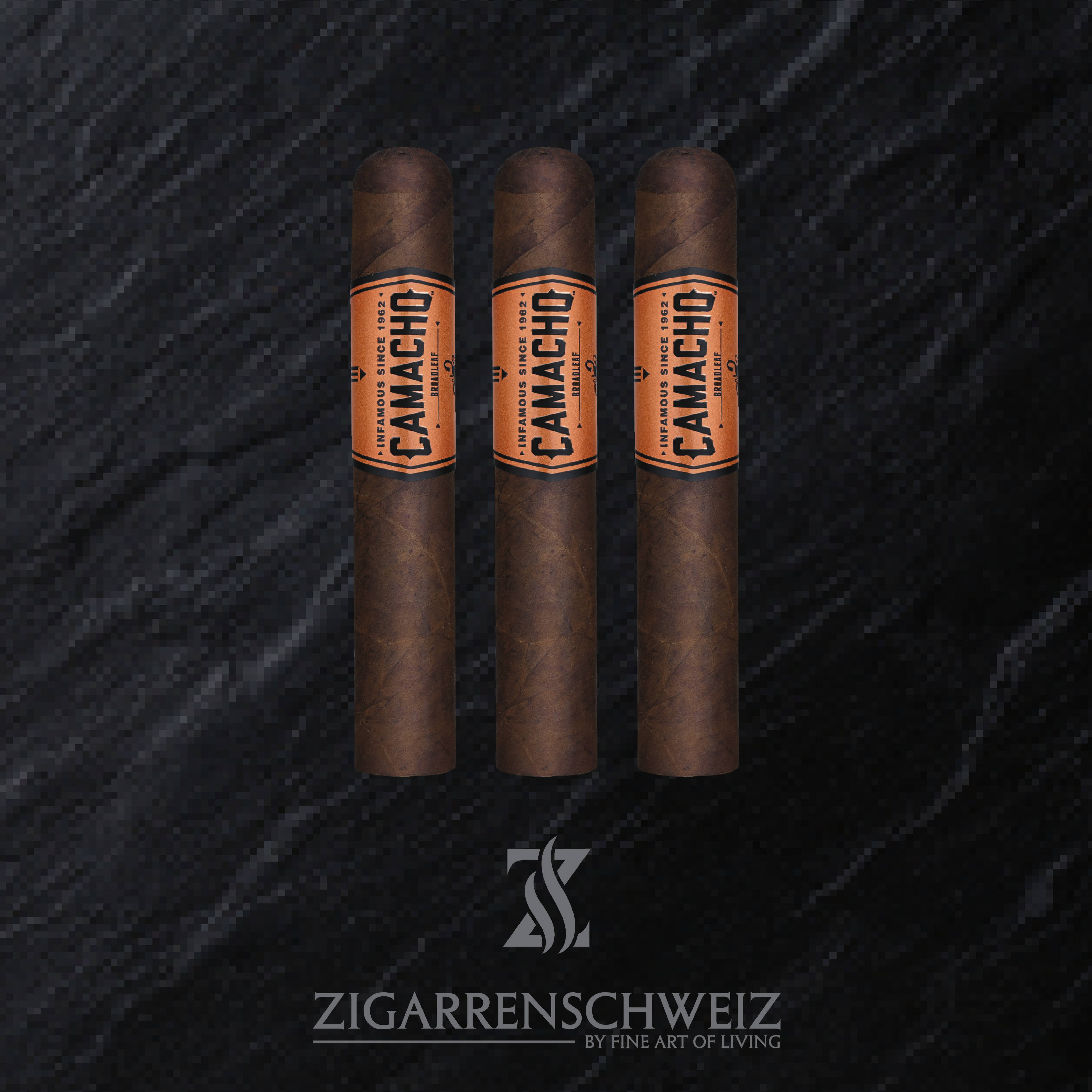 Camacho Broadleaf Gordo Zigarren 3er Etui