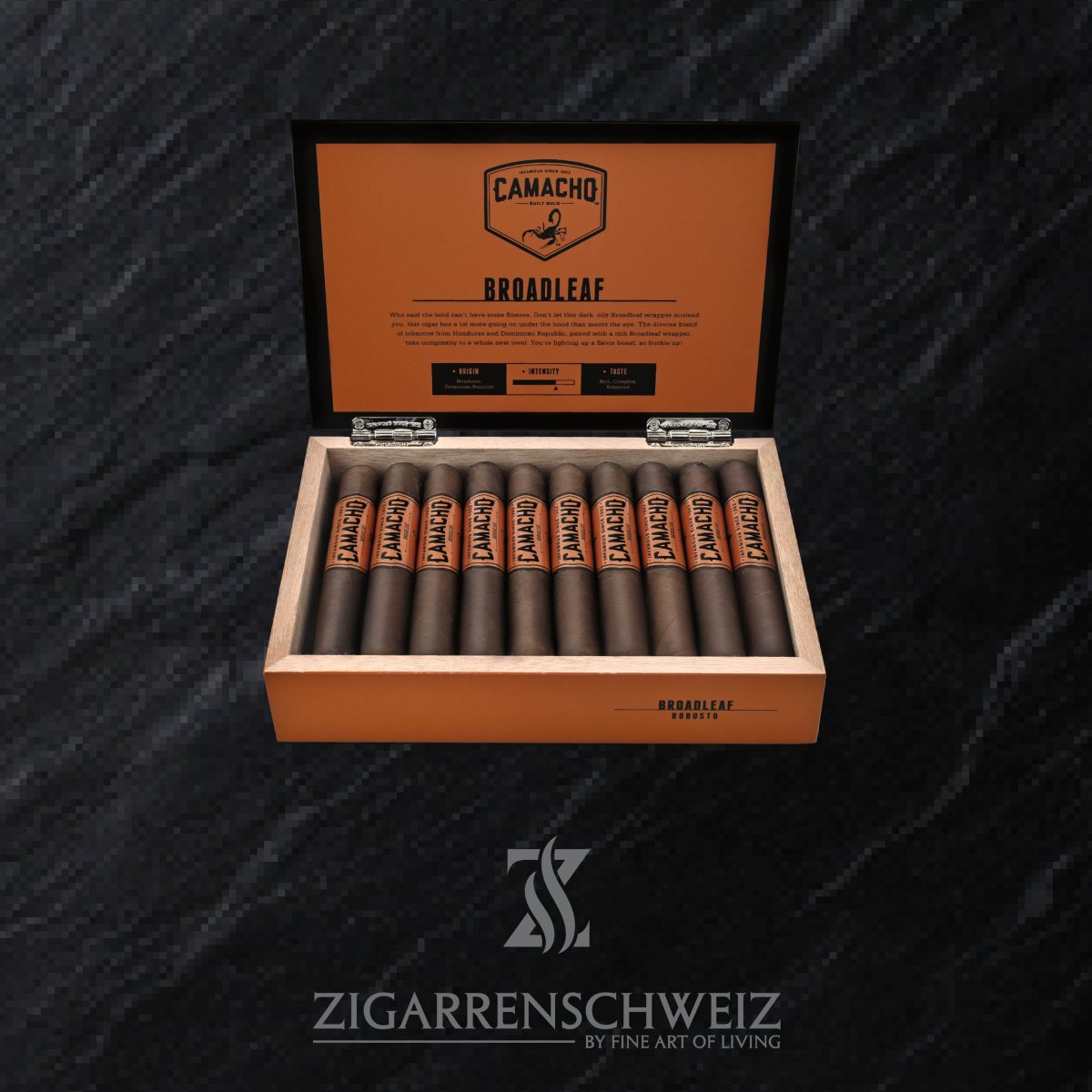Camacho Broadleaf Robusto - Zigarrenschweiz Online Zigarren Boutique - 