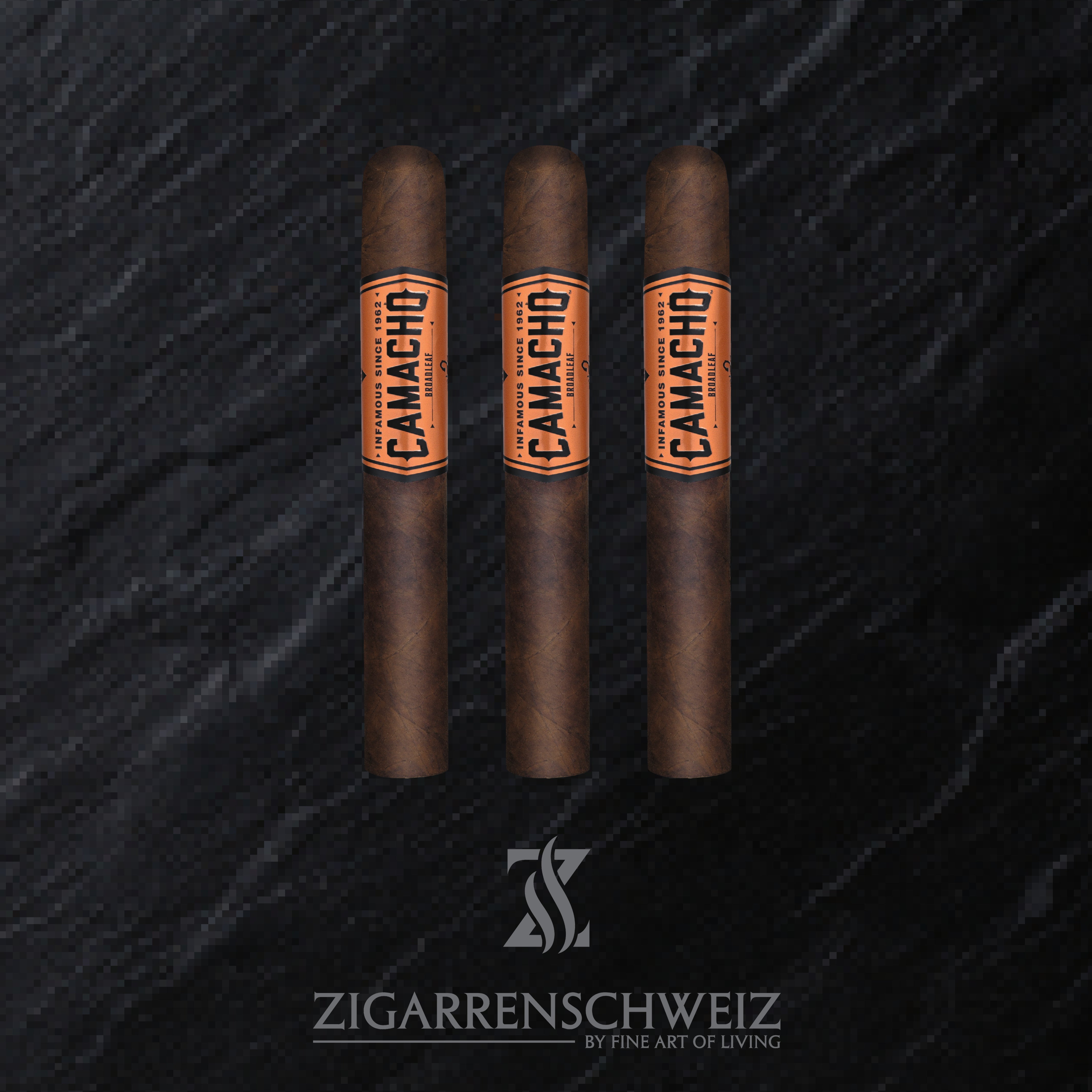 Camacho Broadleaf Toro 3er Zigarren Etui