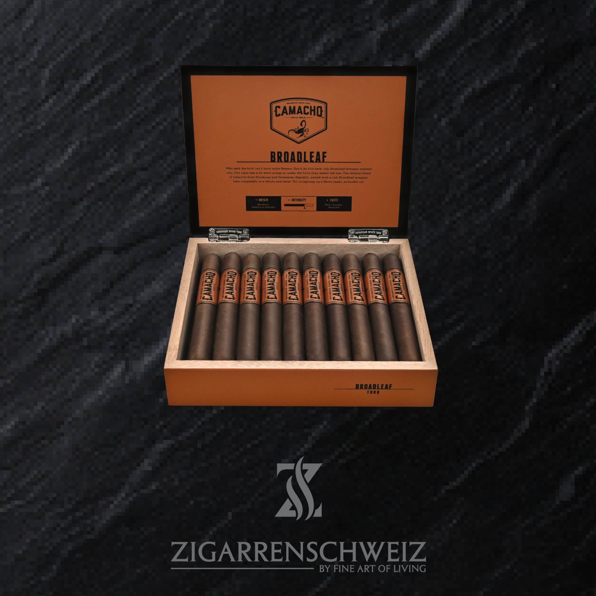 Camacho Broadleaf Toro - Zigarrenschweiz Online Zigarren Boutique - 