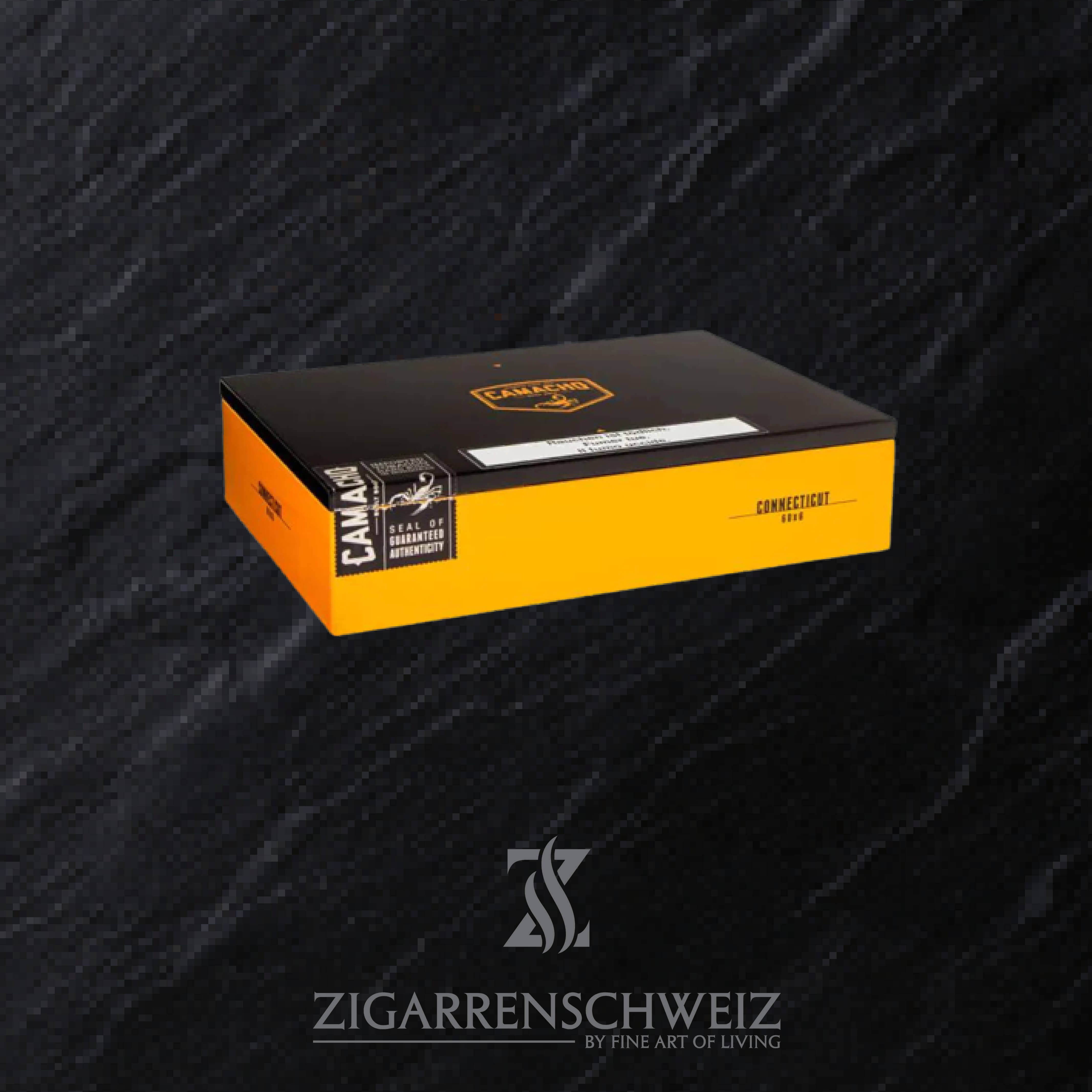 Camacho Connecticut 60/6 (Gordo Format) Zigarren Kiste geschlossen