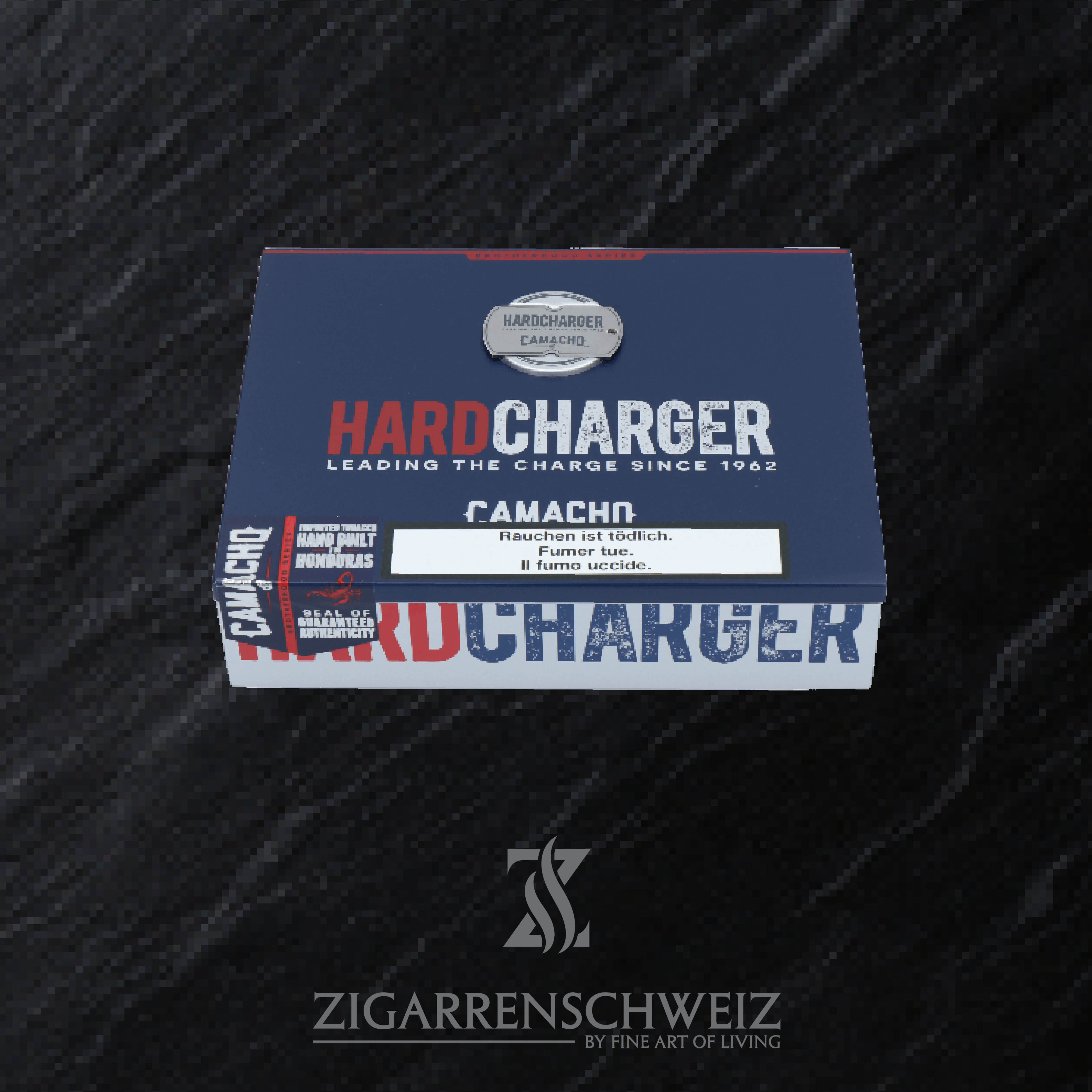 Camacho Hardcharger Special Toro Selection 2019 Zigarrenkiste geschlossen