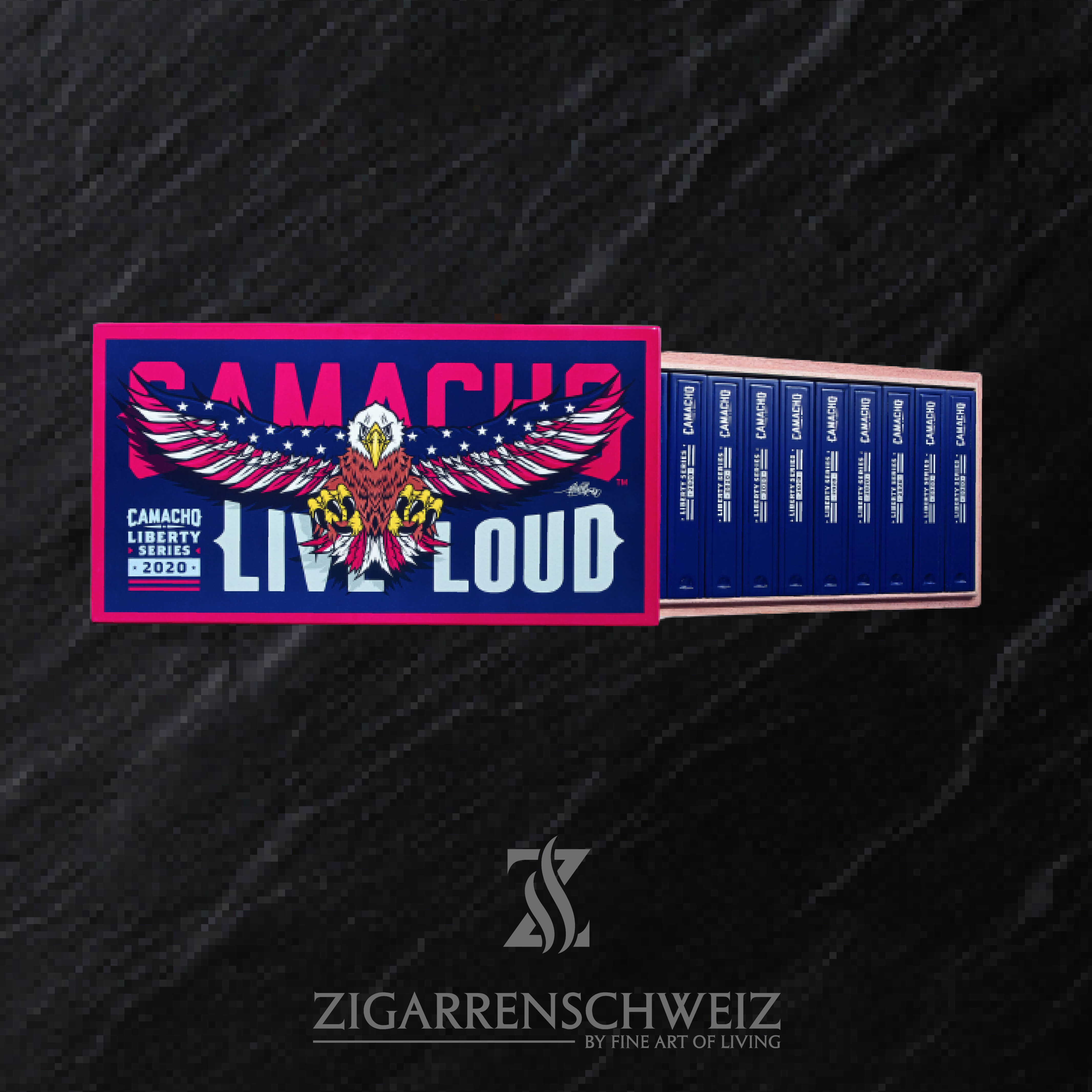 Camacho Liberty 2020 Gordo Zigarren Kiste
