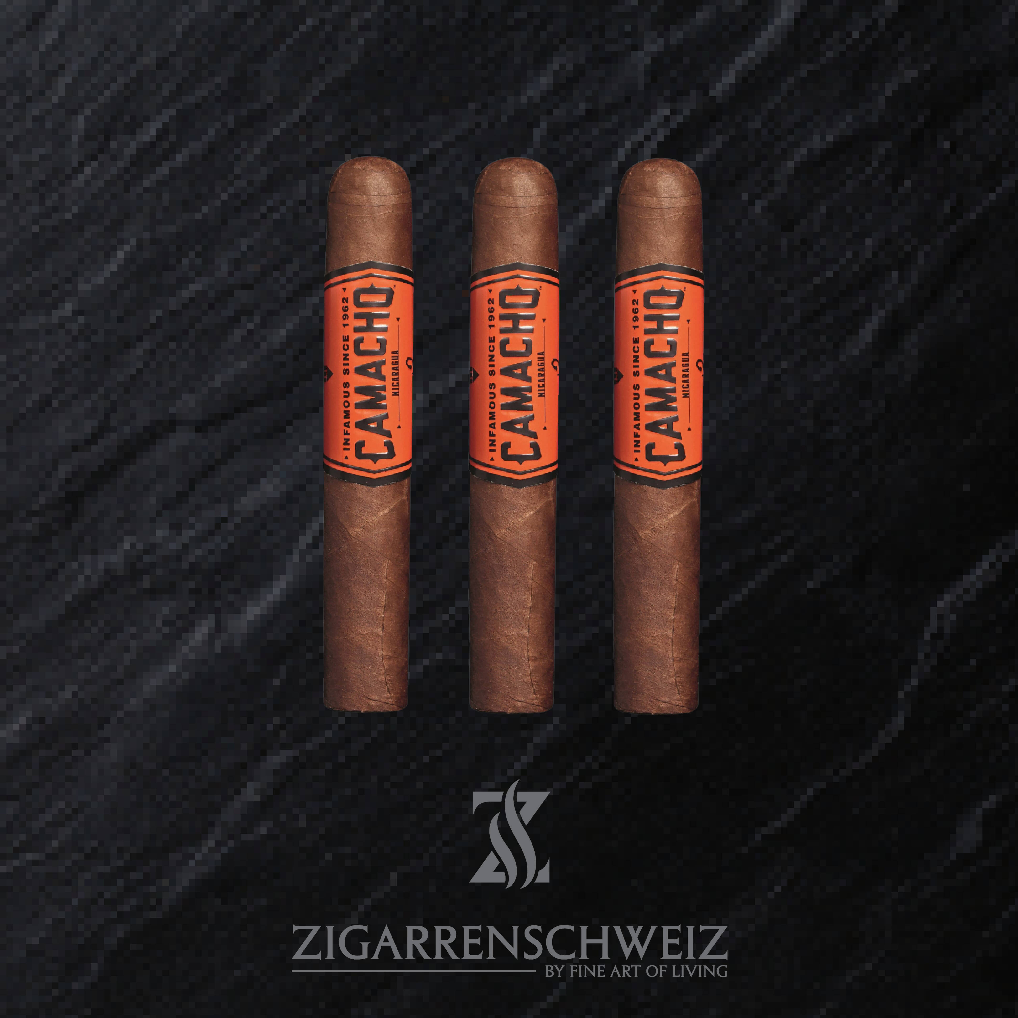 Camacho Nicaragua Robusto Zigarren Schweiz 3er Etui