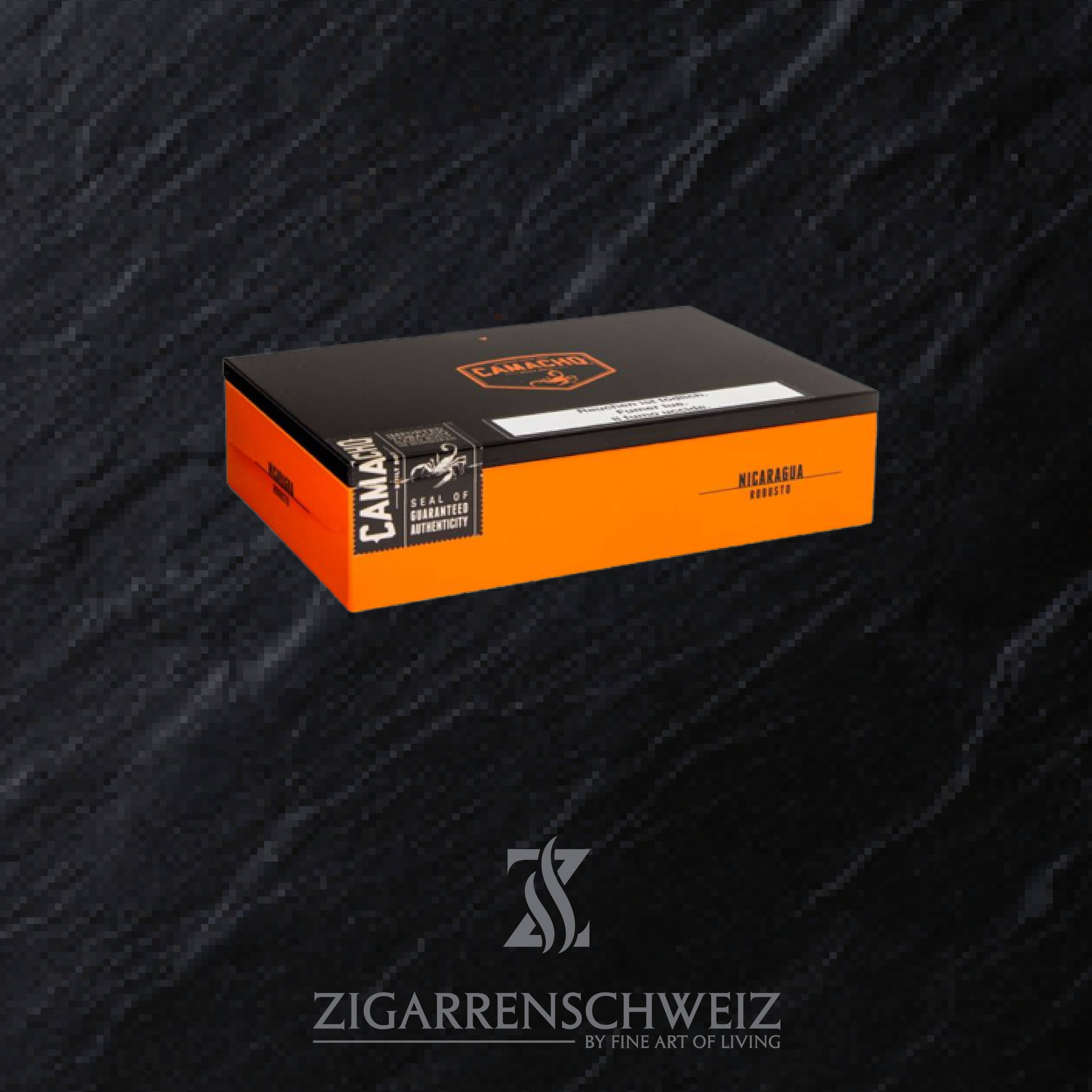 Camacho Nicaragua Robusto Zigarren Kiste geschlossen