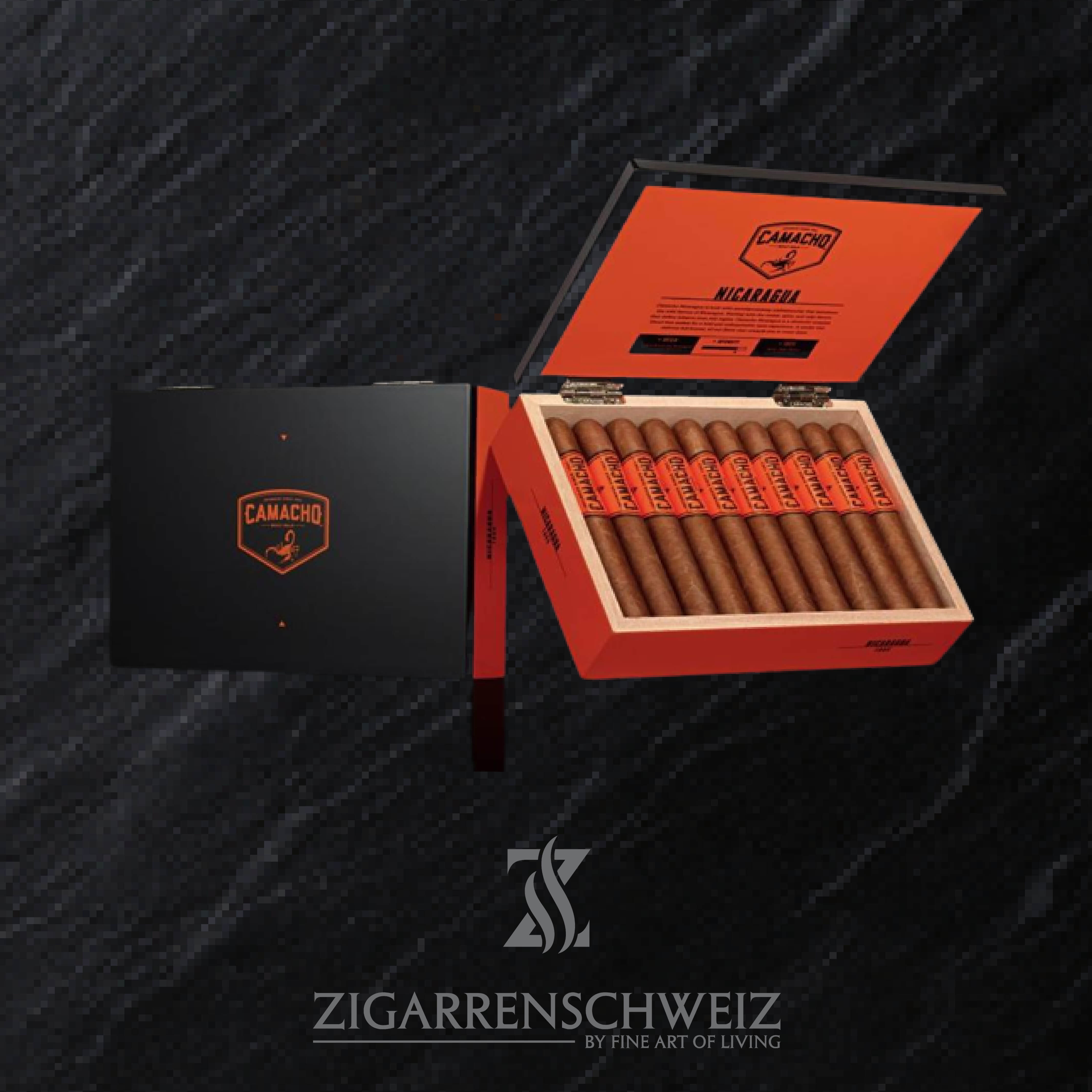 Camacho Nicaragua Toro Zigarren Kiste