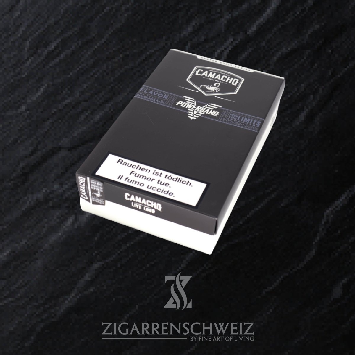 Camacho Powerband Assortment - 3er Set (Gordo, Robusto und Toro) - Zigarrenschweiz Online Zigarren Boutique - 