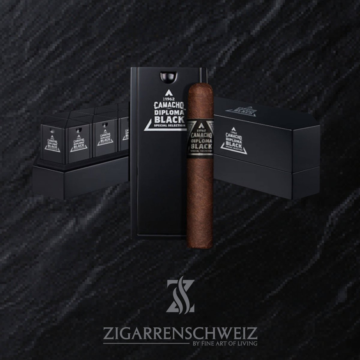Camacho Diploma Black Selection Robusto - Zigarrenschweiz Online Zigarren Boutique - 