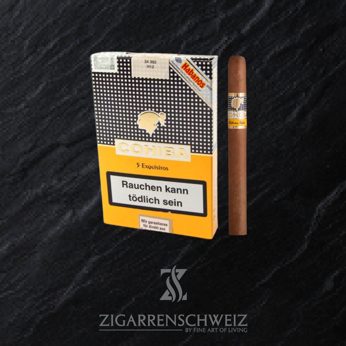Cohiba Exquisitos (Short Panetelas) - Linea Classica - Zigarrenschweiz Online Zigarren Boutique - 