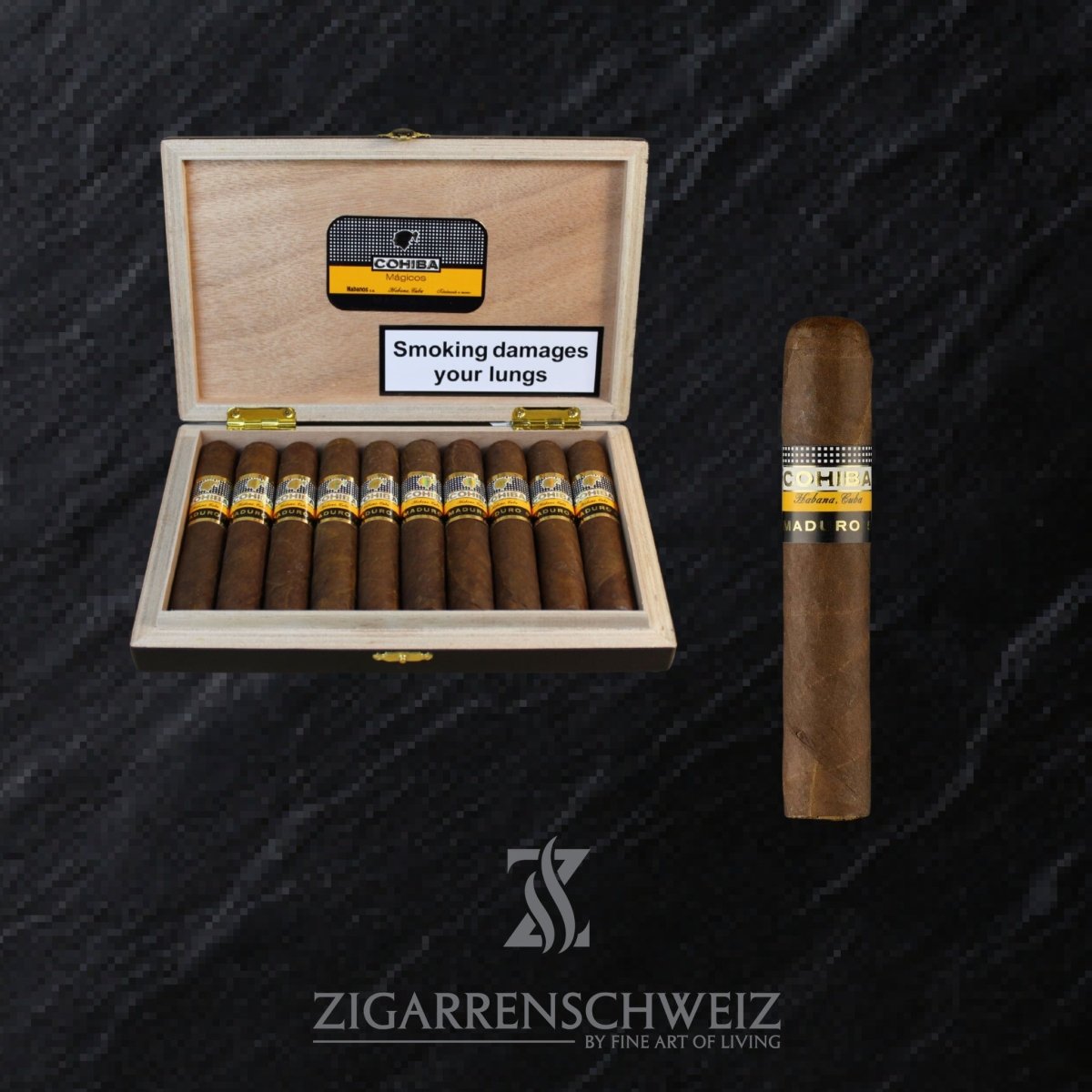 Cohiba Maduro 5 Magicos (Robusto) - Zigarrenschweiz Online Zigarren Boutique - 