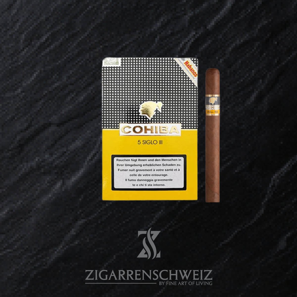 Cohiba Siglo III (3) (Corona Grande) - Linea 1492 - Zigarrenschweiz Online Zigarren Boutique - 