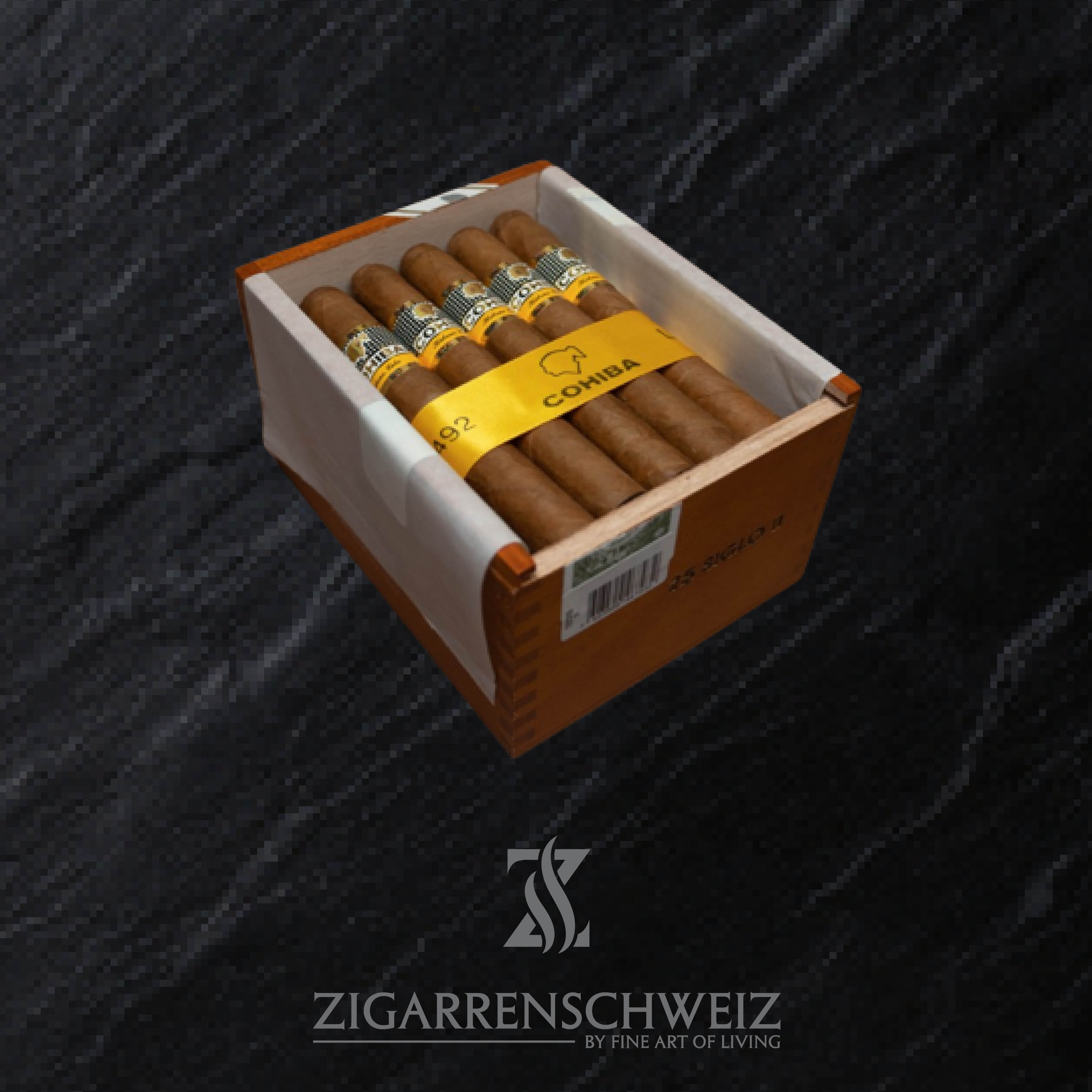 Cohiba Siglo II (2) Zigarre (Linea 1492) - 25er Zigarren Kistte offen